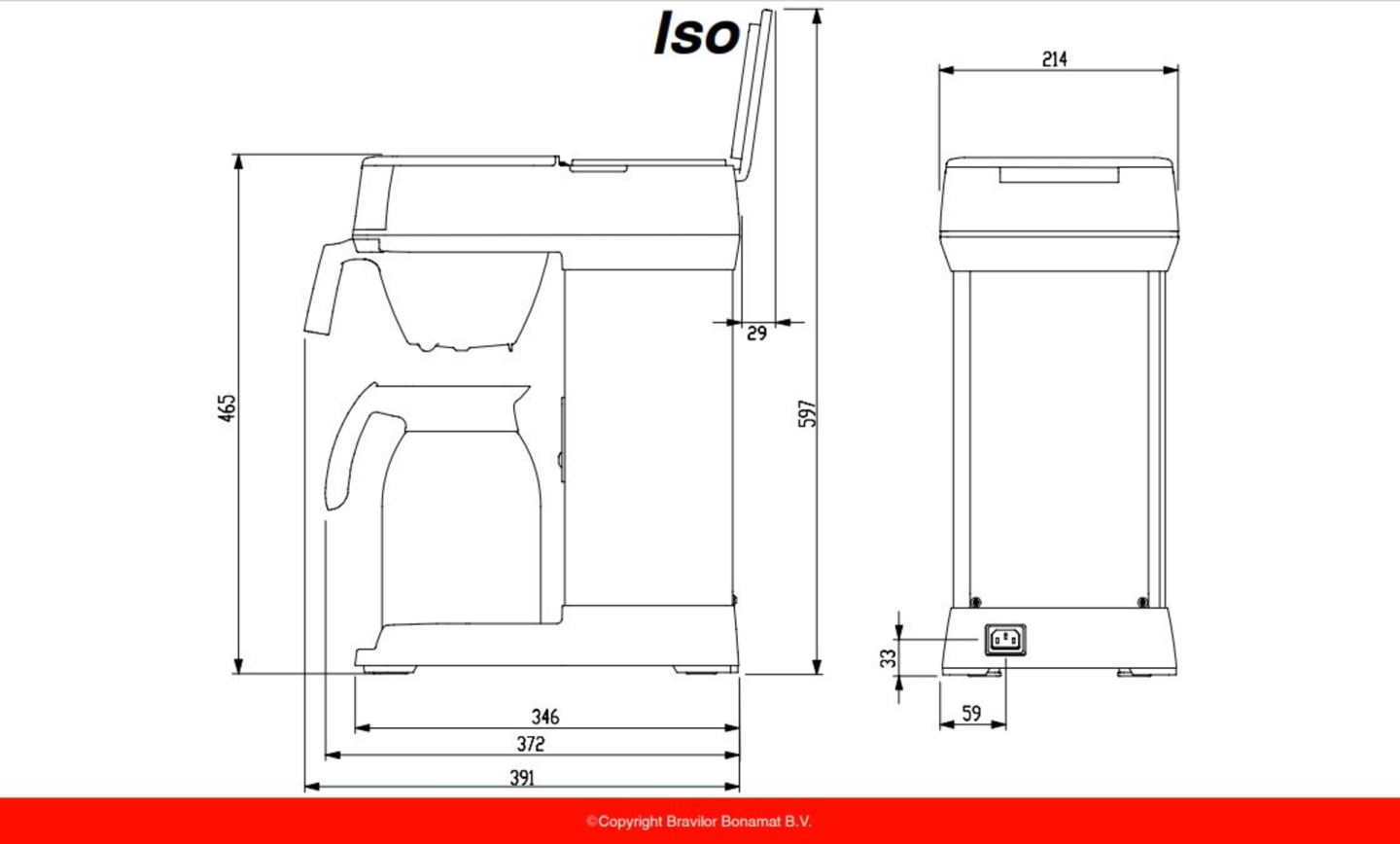 Termosbryggare Iso 2 L - Bild 1 av 2