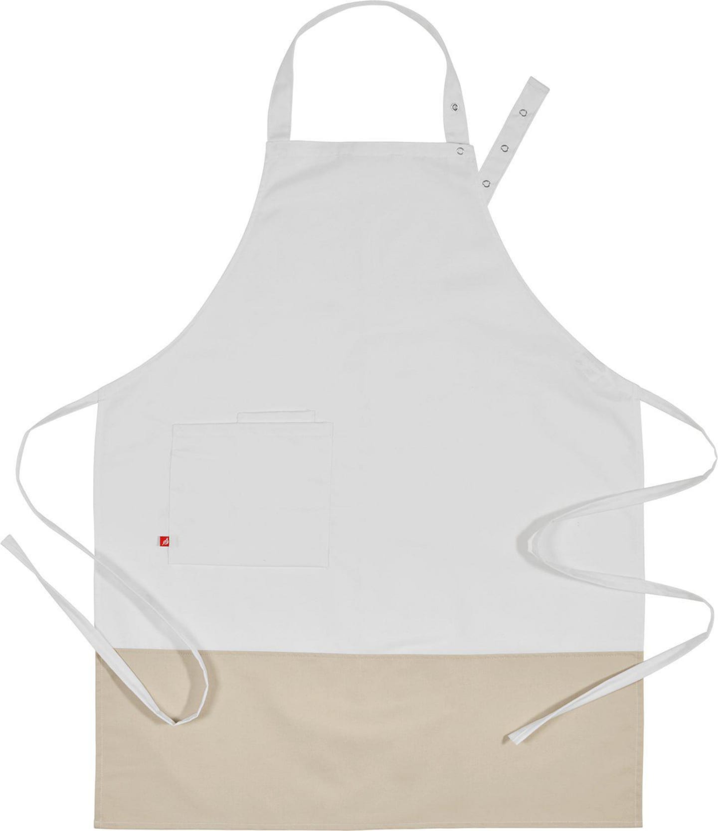 Bröstlappsförkläde Vit onesize 4069 - Bild 1 av 4