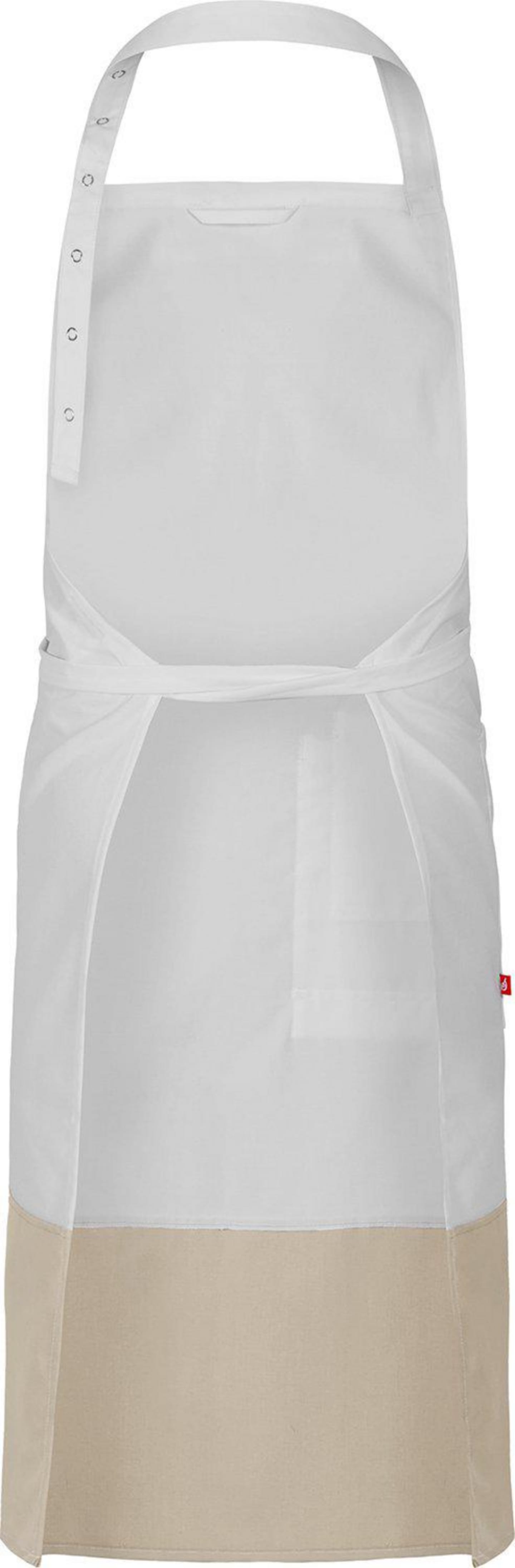 Bröstlappsförkläde Vit onesize 4069 - Bild 1 av 4