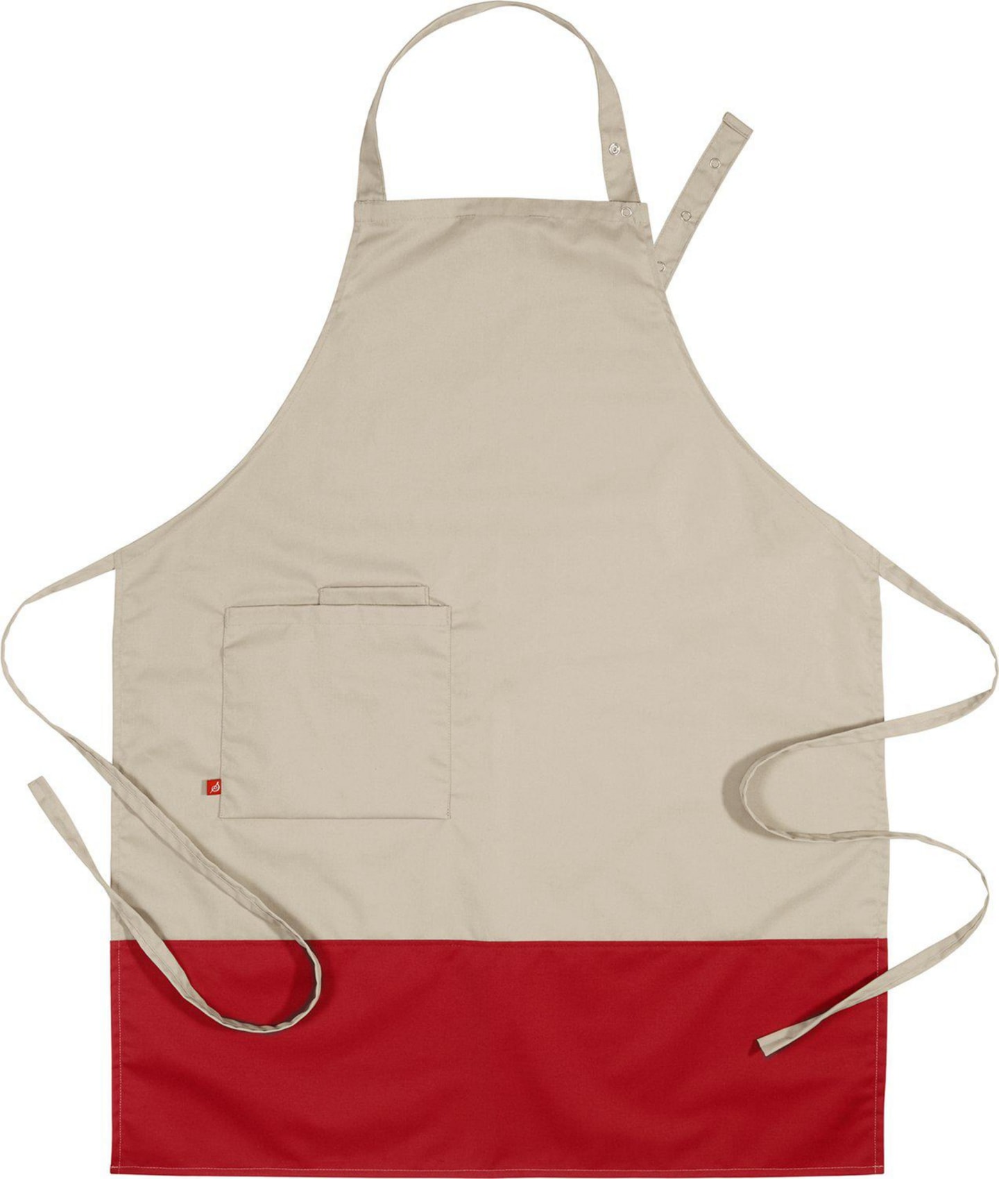 Bröstlappsförkläde Mörkröd onesize 4069 - Bild 1 av 2