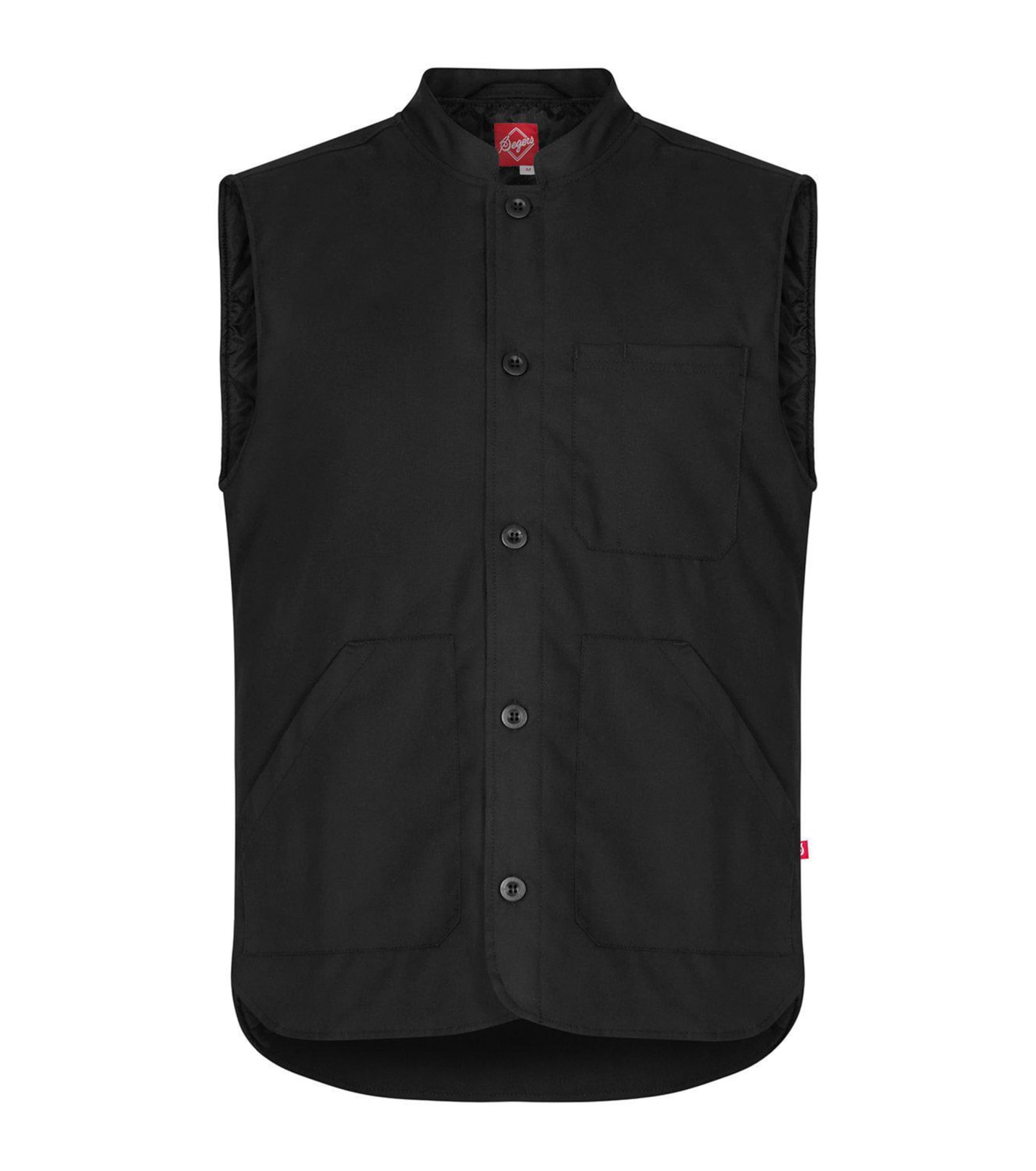 Fodrad väst unisex svart 3XL 6539 - Bild 1 av 3