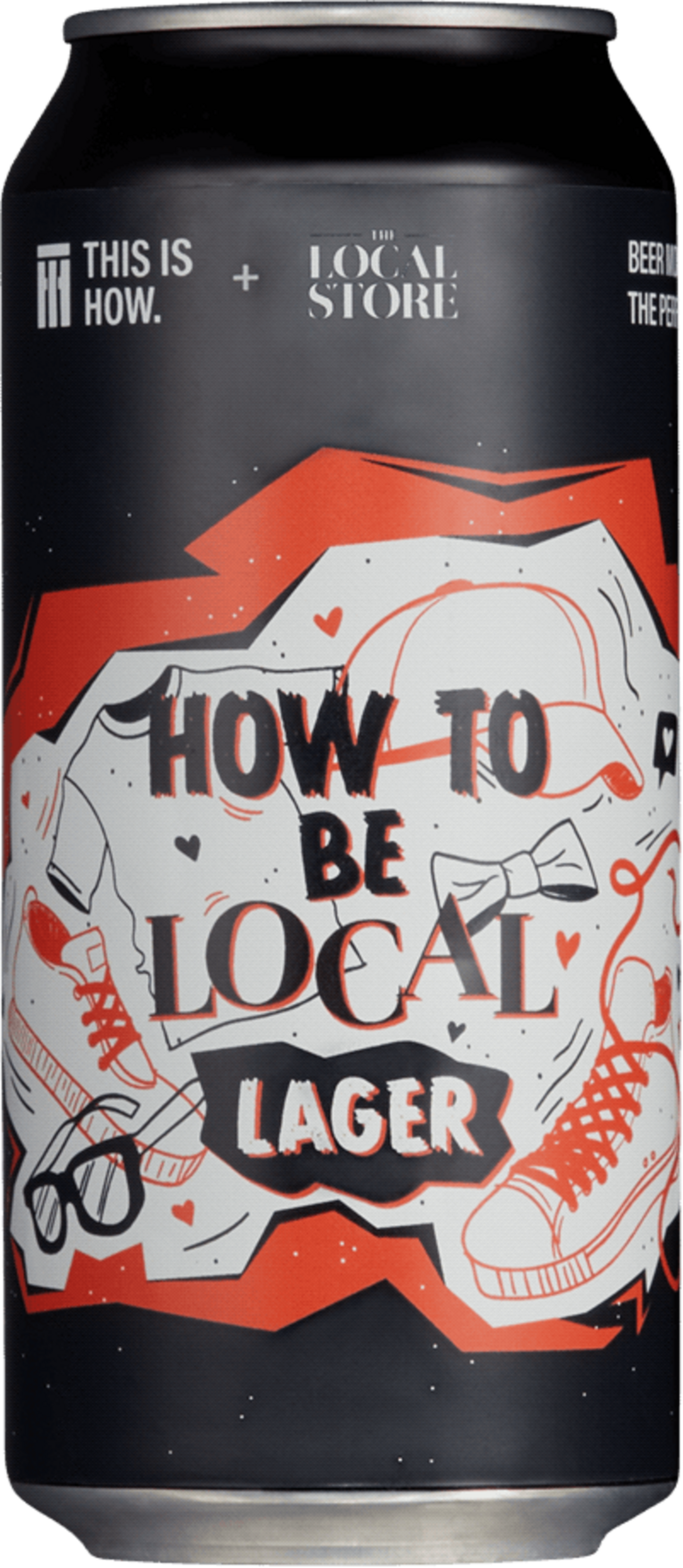 How to Be Local Helles Lager 44cl