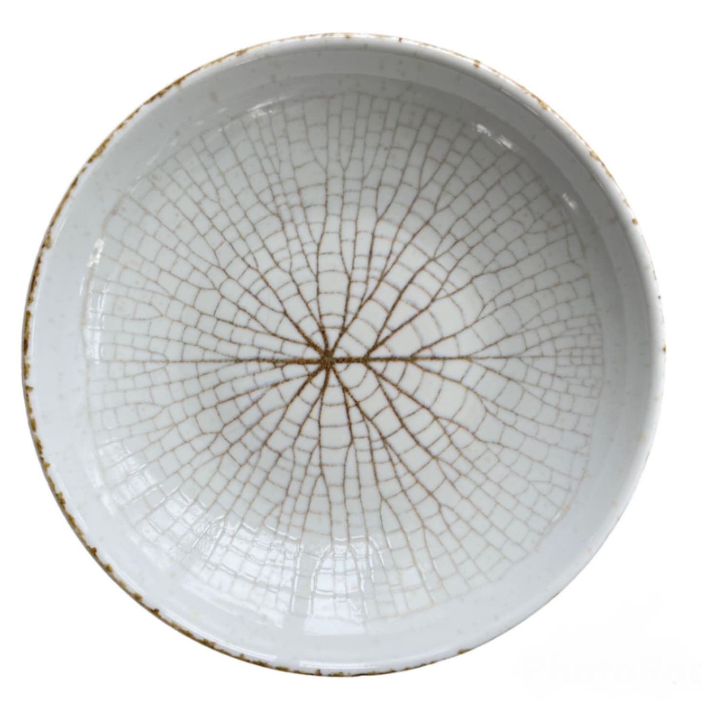 Tallrik djup 260mm med dekor Löv 3