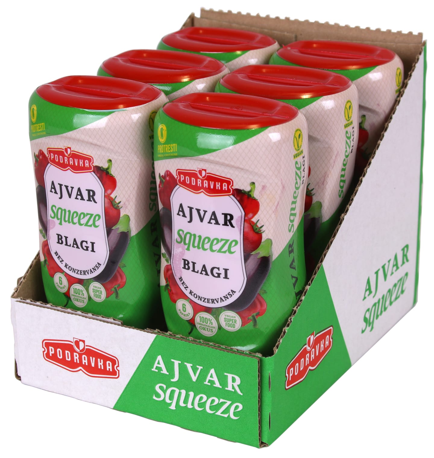 Ajvar Squeeze Mild 950g - Bild 1 av 3
