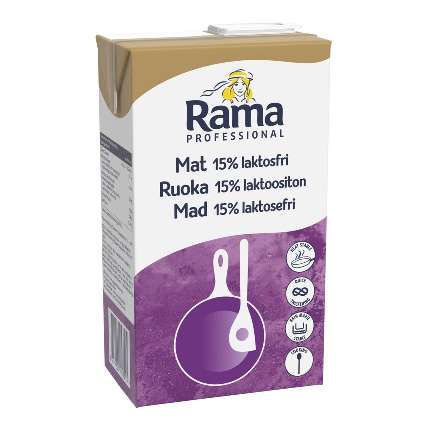 Rama Professional Mat 15%, laktosfri 1L - Bild 1 av 3