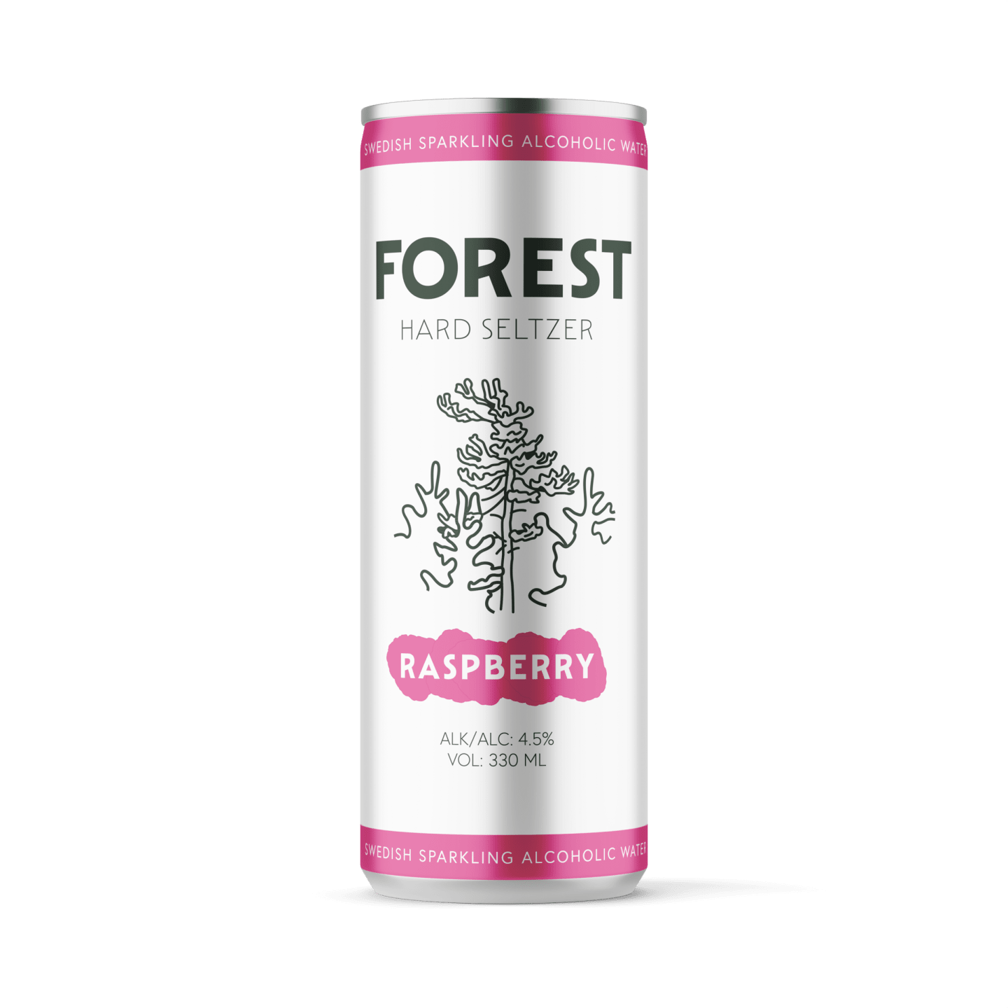 Forest Hard Seltzer Raspberry 33cl