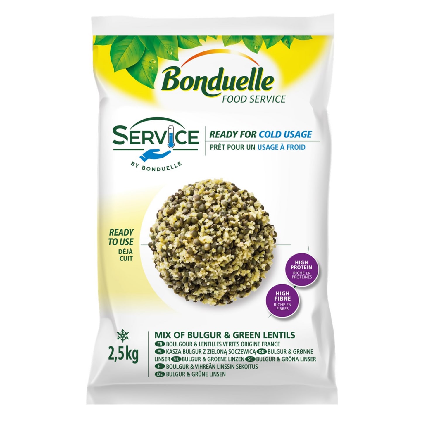 Bulgur & Gröna linser 2,5kg