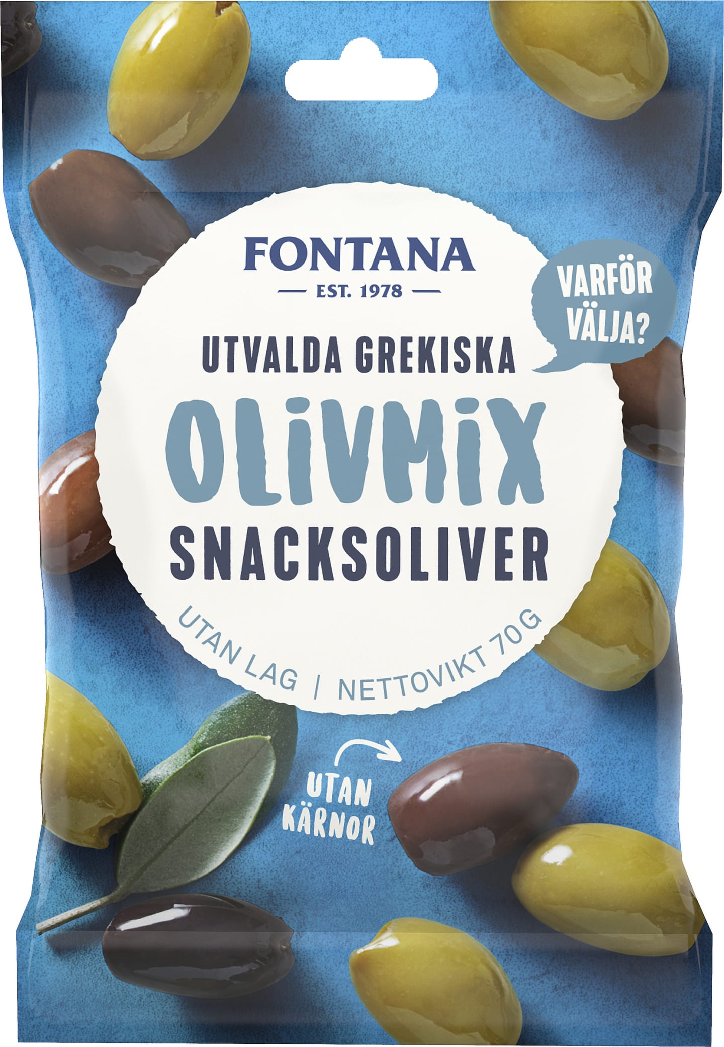 Snacksoliver Mix Naturella 70g