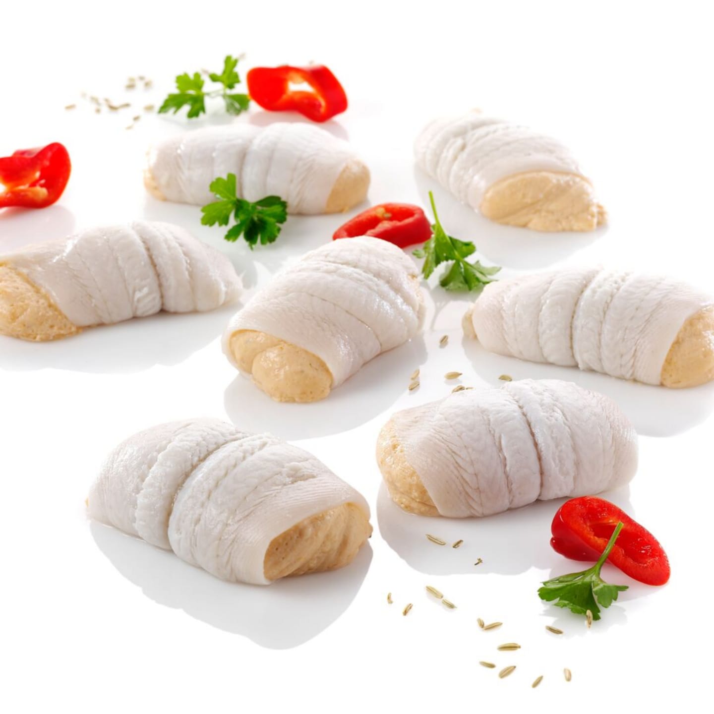 Rödspättafilé m rökt laxmousse ca95g/4kg