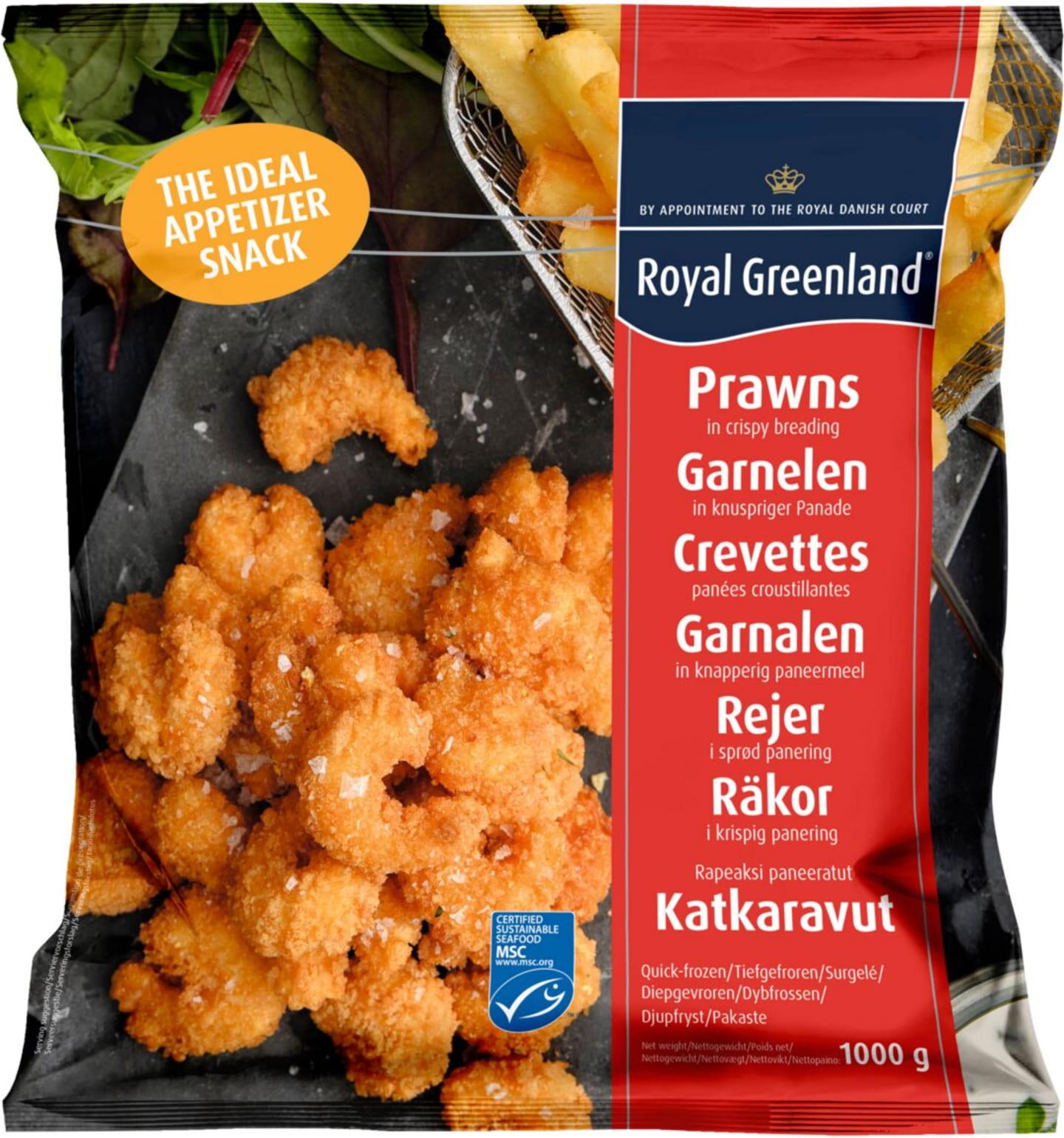 Räkor sprödpanerade MSC 1kg/3kg - Bild 1 av 3