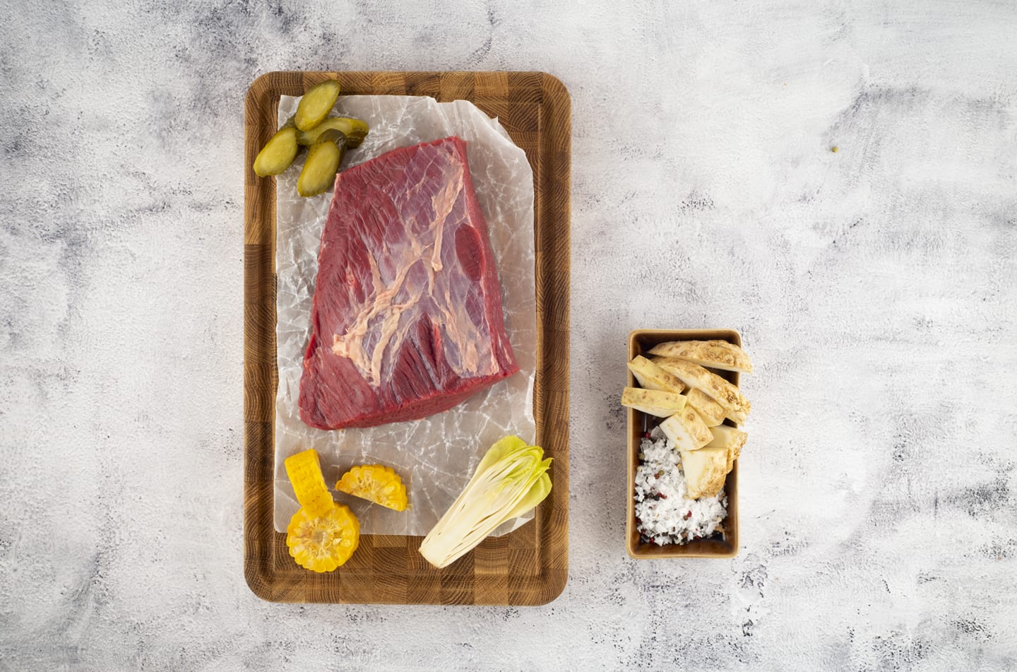 Brisket putsad vac 2x6,5kg - Bild 1 av 2