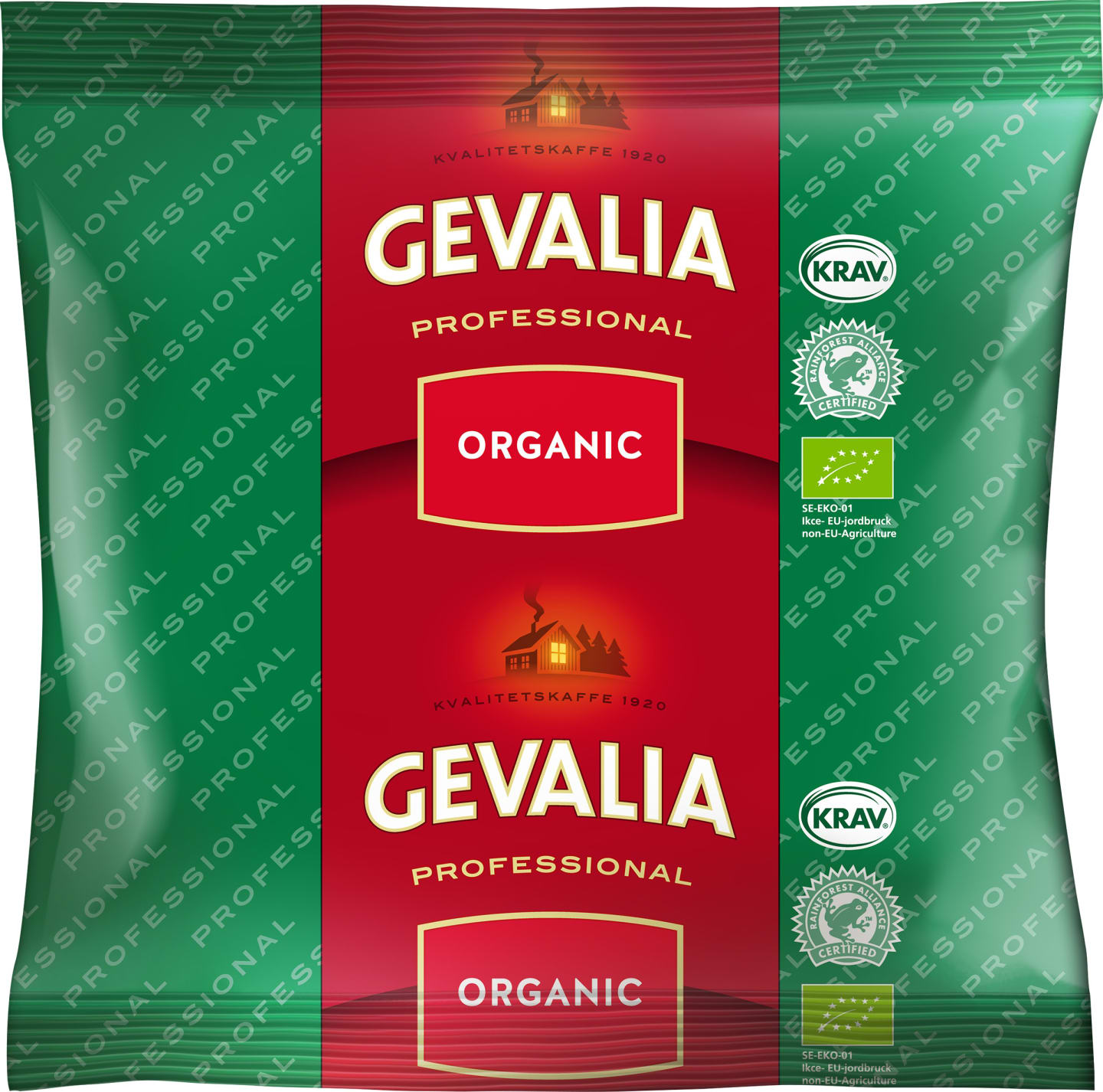 Gevalia Prof Organic Mörk Maskin 450g