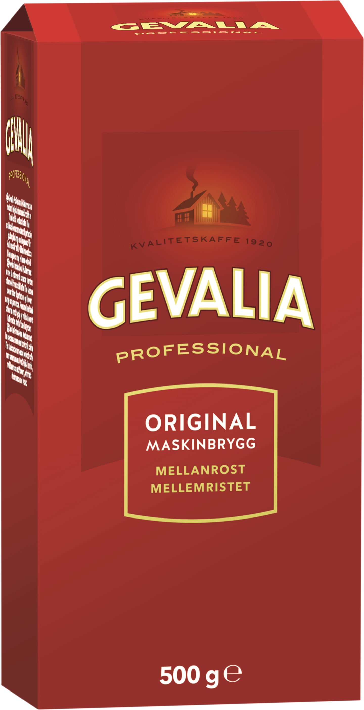 Gevalia Prof Mellanrost Maskinbrygg 500g