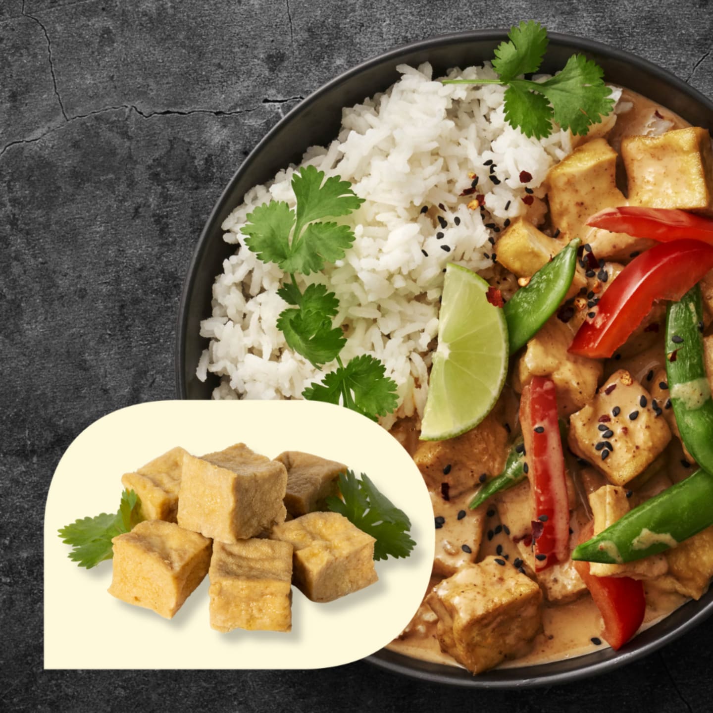 Tofu Friterad Tärnad EKO 400g - Bild 1 av 2