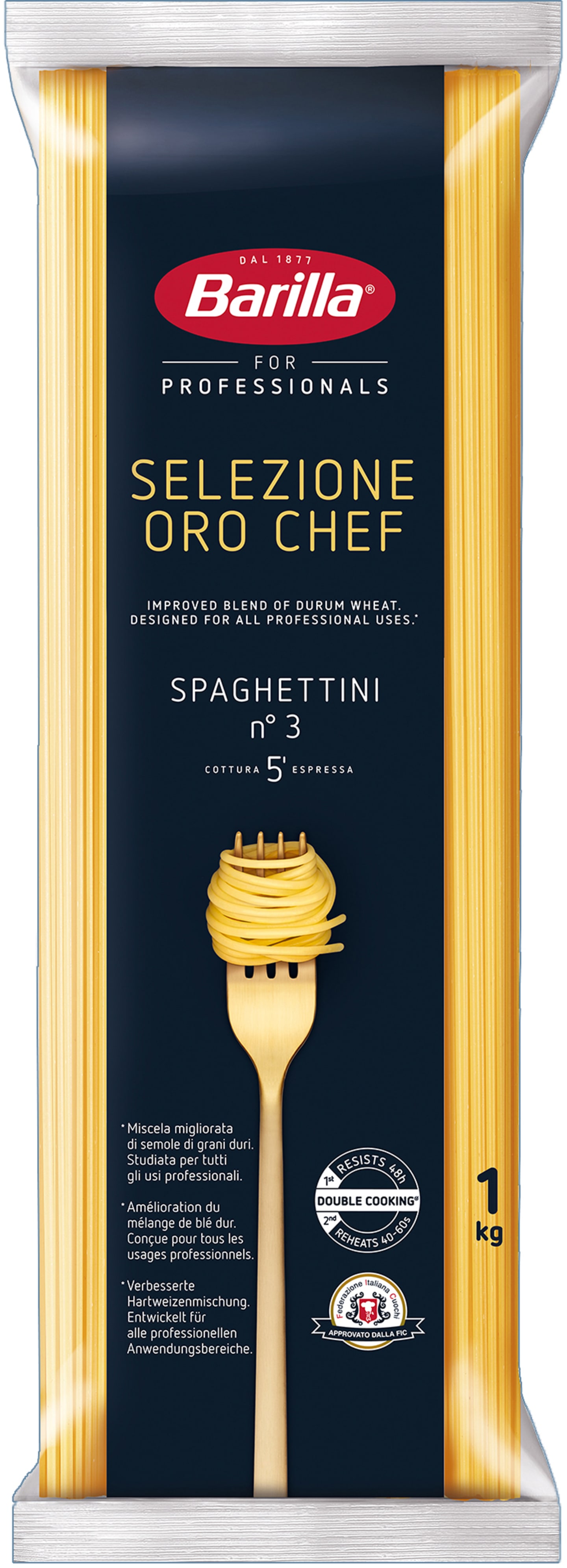 Pasta Spaghettini Selezione Oro Chef 1kg