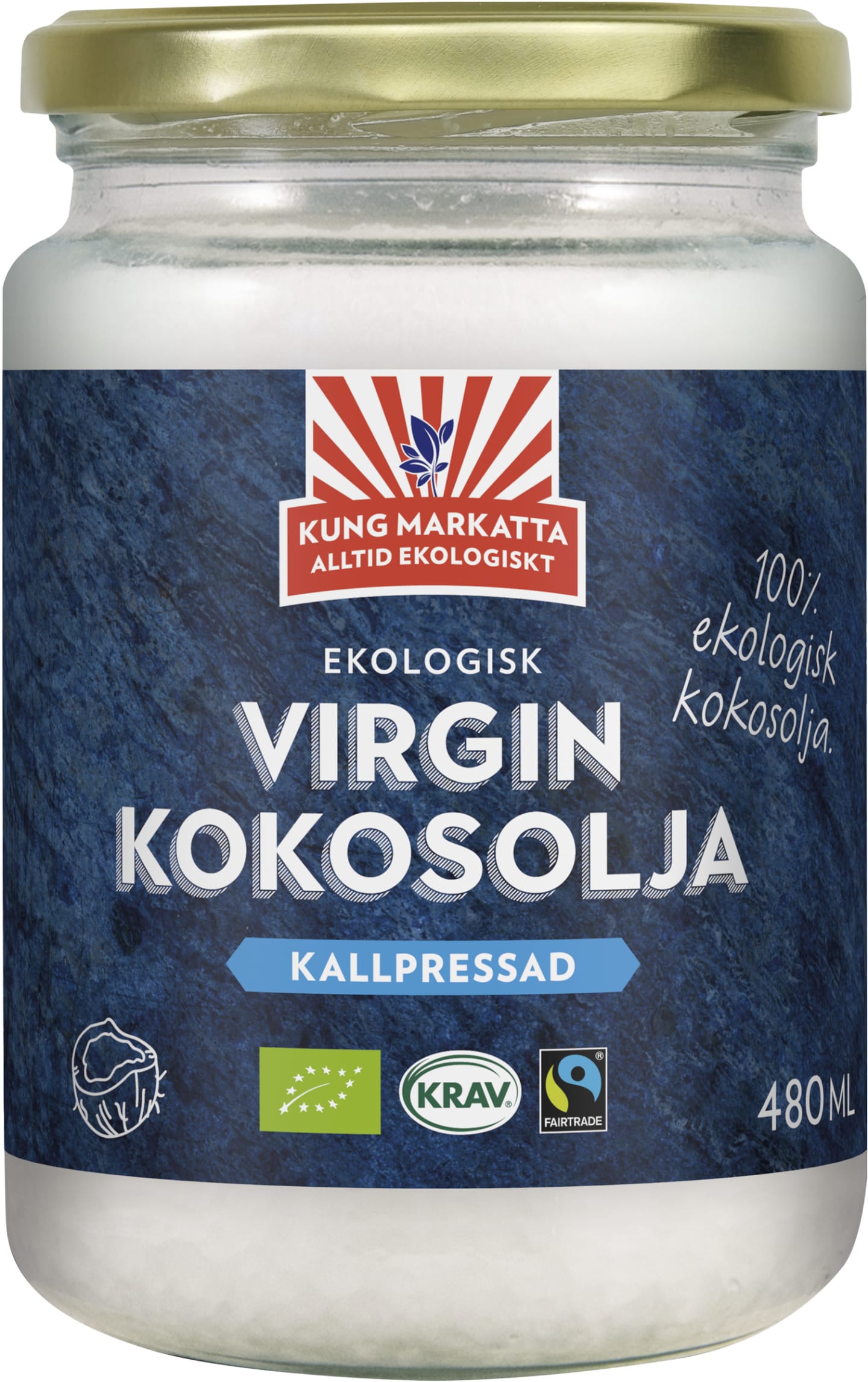 Kokosolja Virgin 480ml