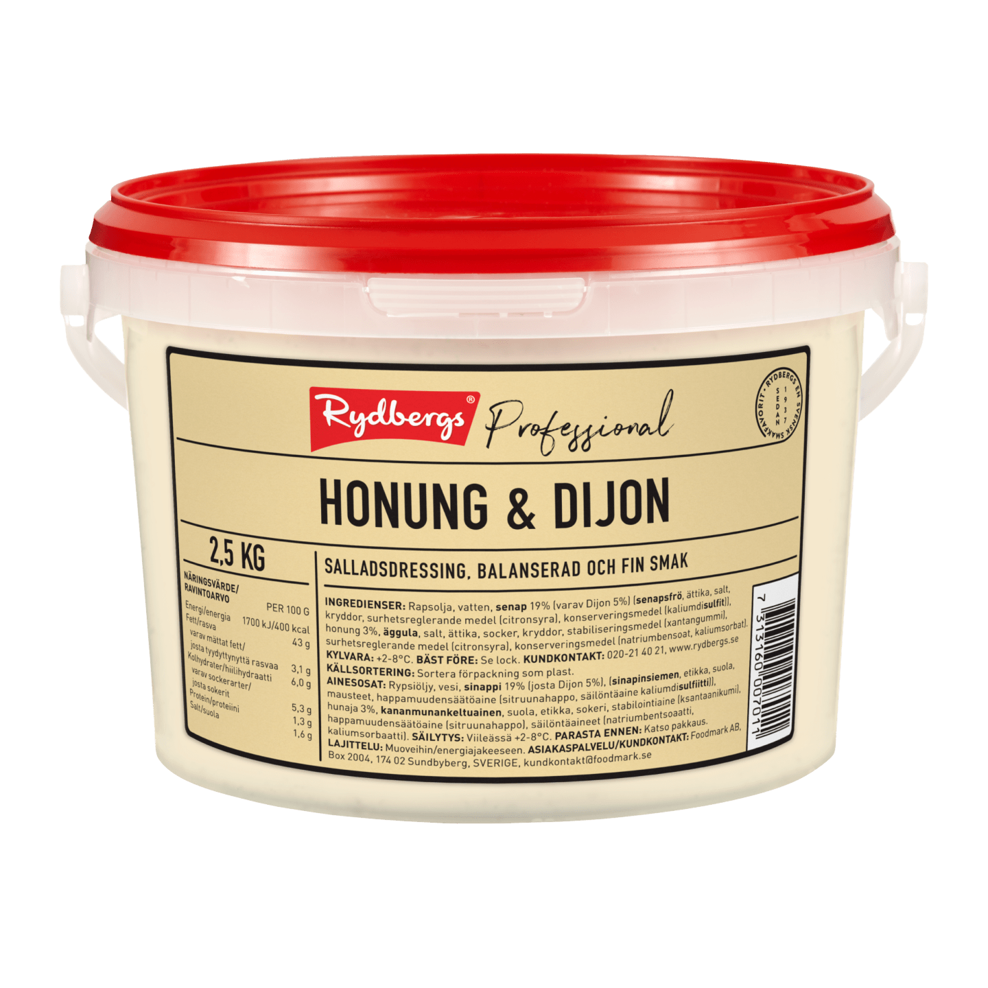 Honung och Dijondressing 2,5kg