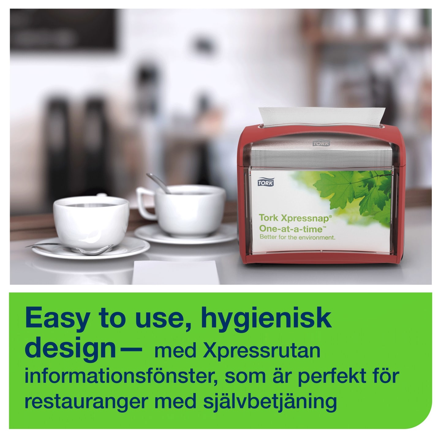 Dispenser servett bord röd N4 1st - Bild 1 av 4