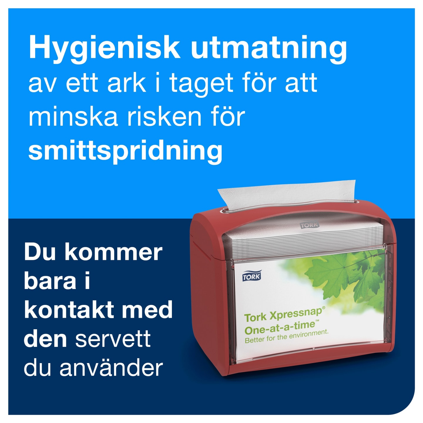 Dispenser servett bord röd N4 1st - Bild 1 av 4
