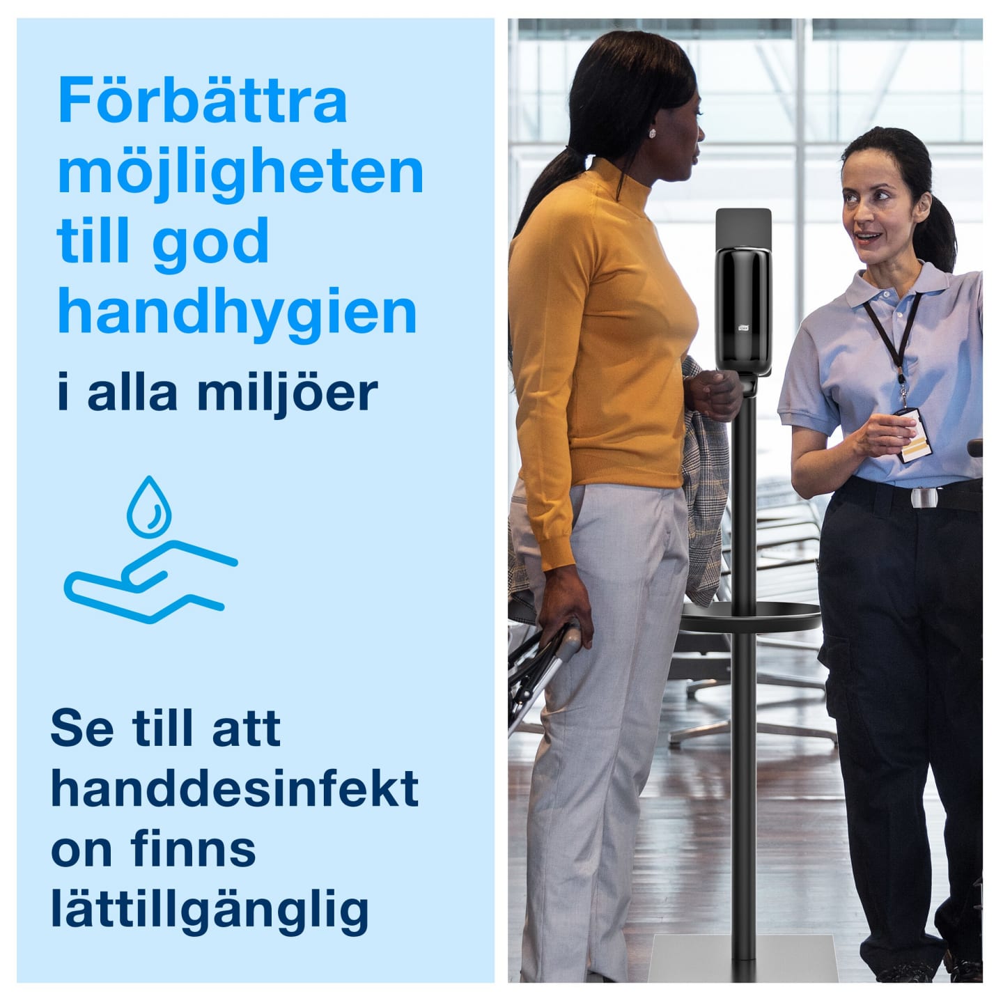 Dispenser golvställ Tork 1st - Bild 1 av 4