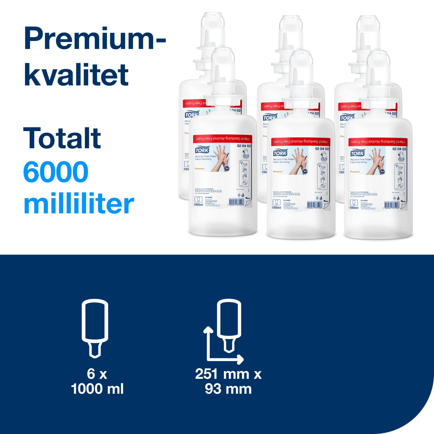 Handdesinfektion skum u alkohol S4 1L - Bild 1 av 4