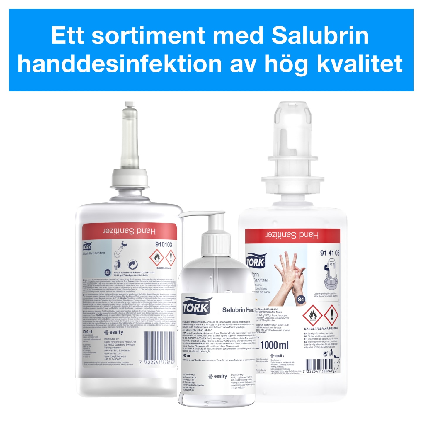 Handdesinfektion salubrin tork 1000ml - Bild 1 av 4
