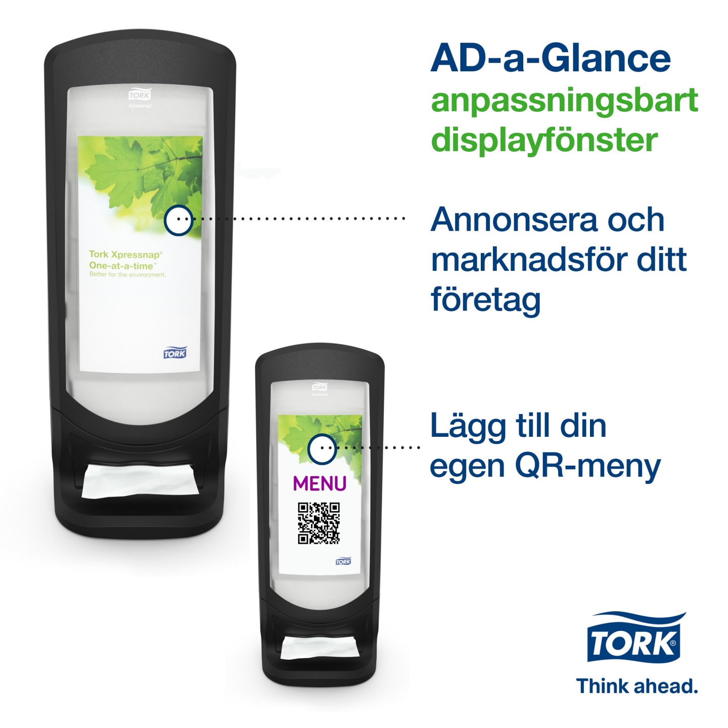 Dispenser servett stående svart N4 1st - Bild 1 av 4