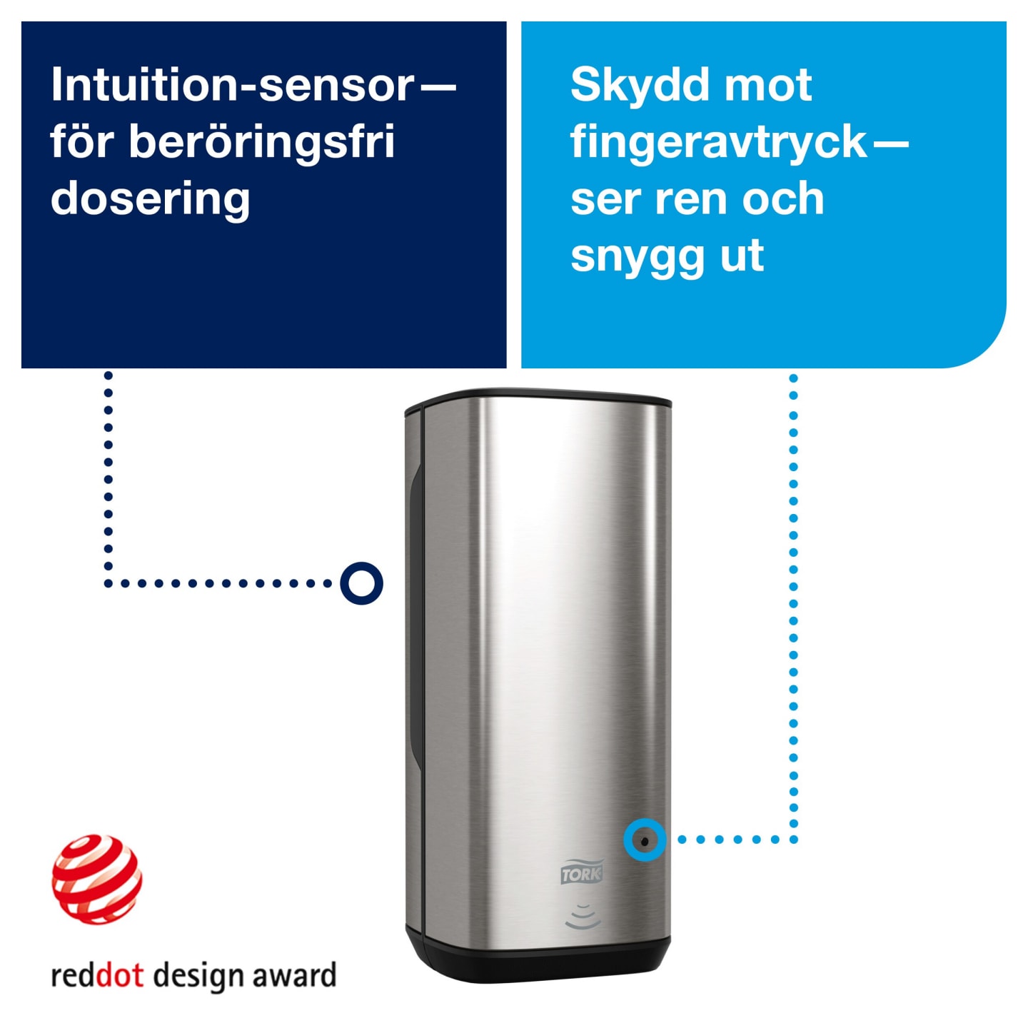 Tvåldispenser Intuition skum Tork 1st - Bild 1 av 4