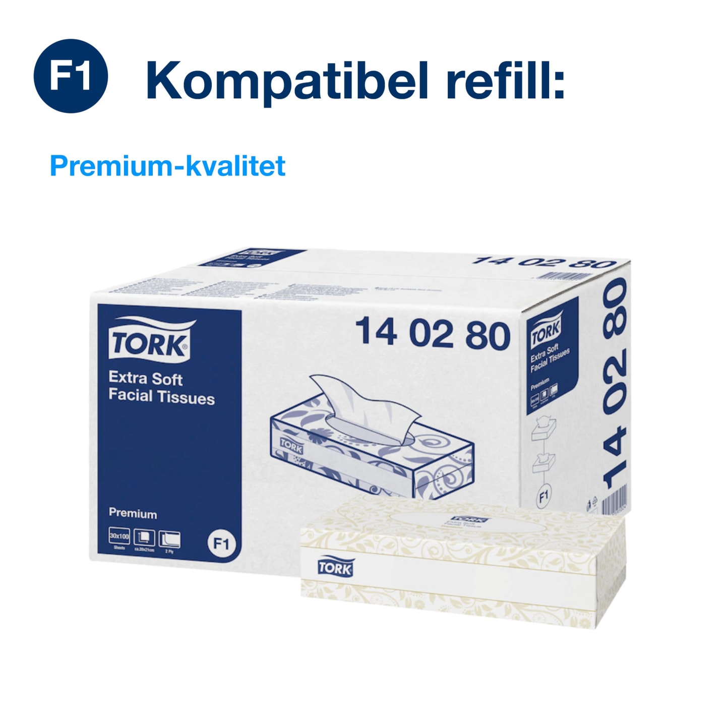 Dispenser ansiktservett F1 rostfri 1st - Bild 1 av 4