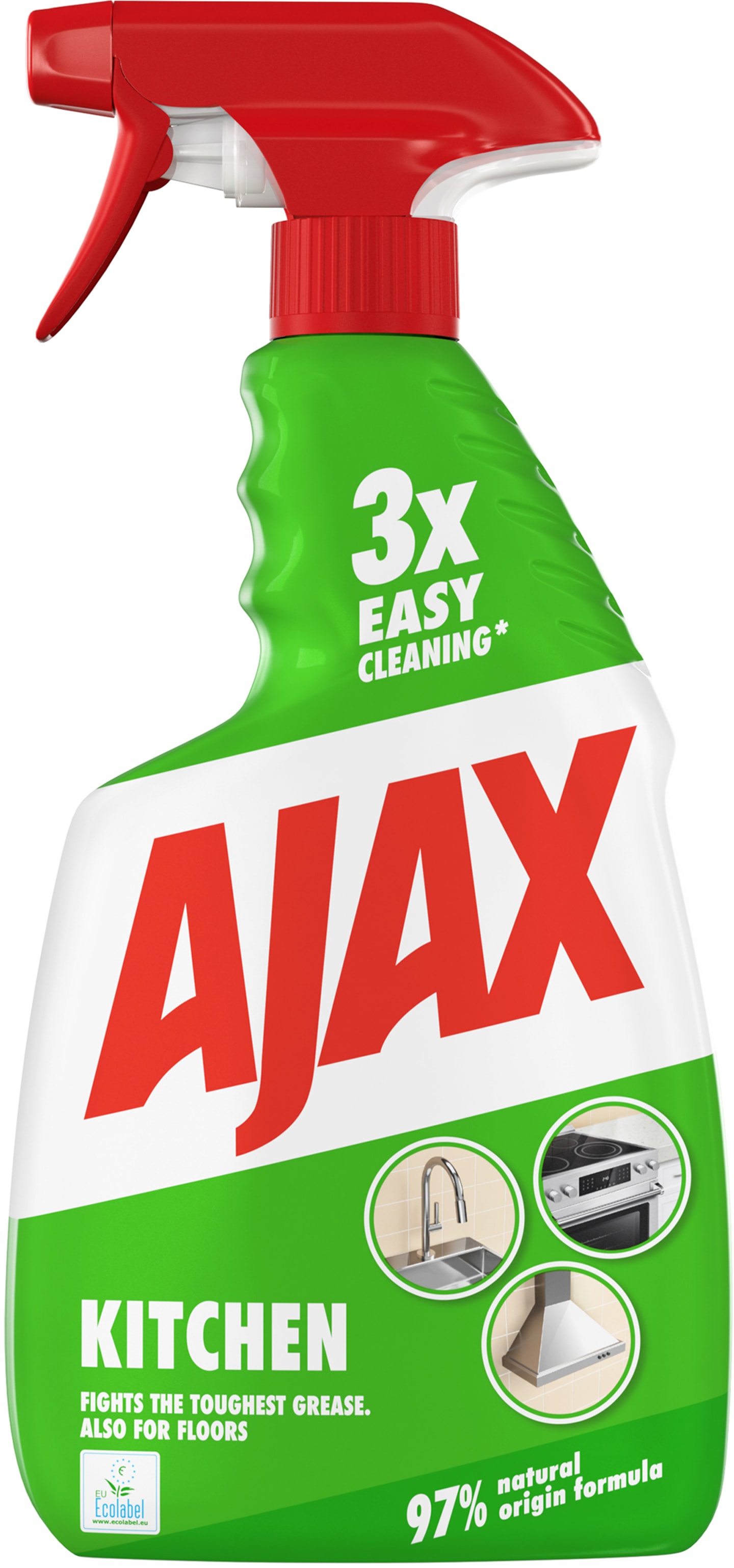 Ajax Spray Kitchen & Grease 750ml
