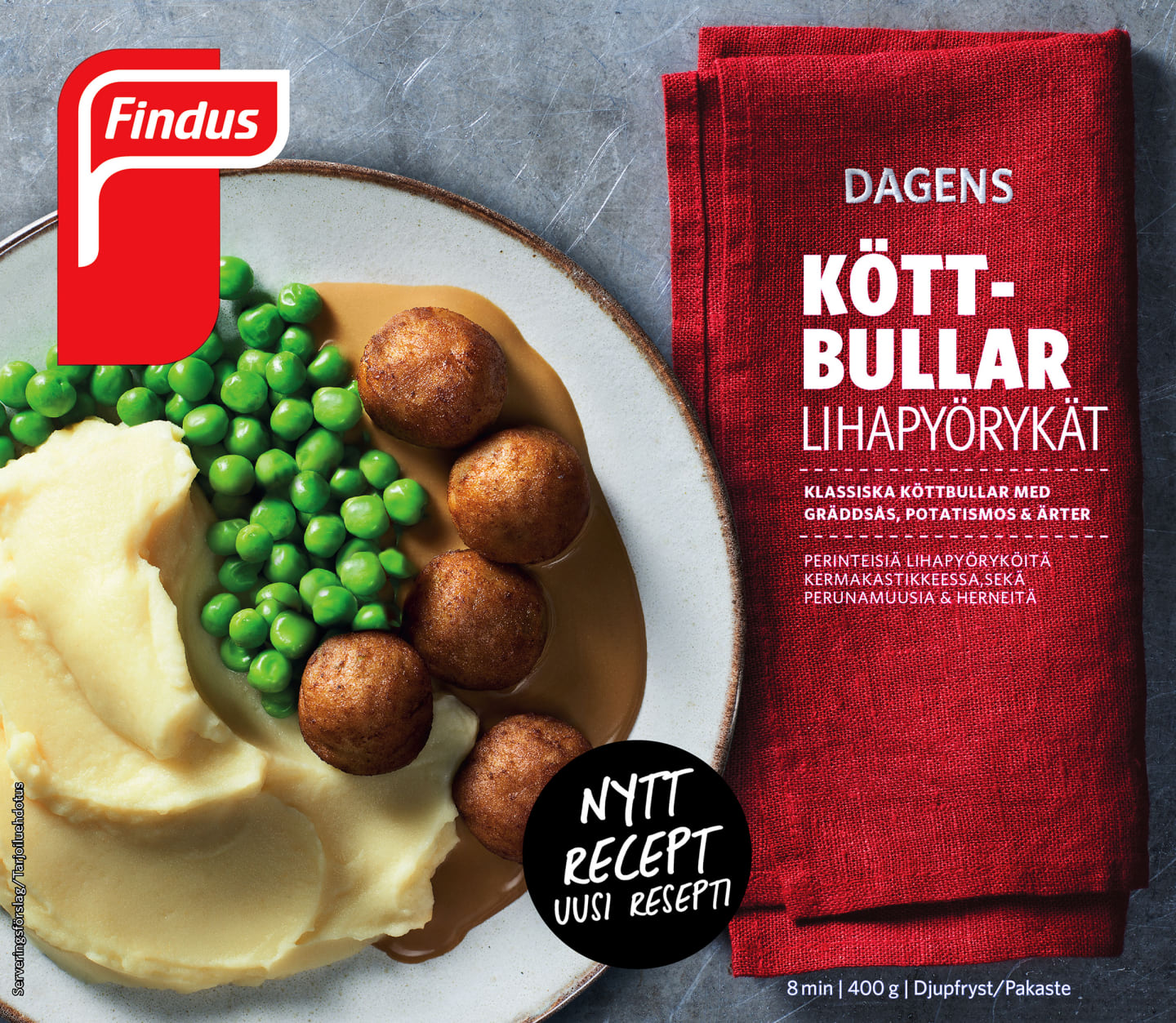 Köttbullar med mos 400g