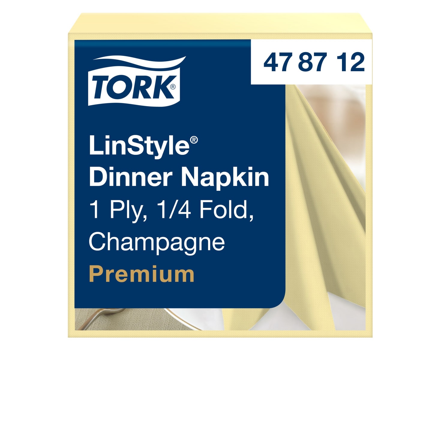 Servett 39 Champagne linstyle 600st