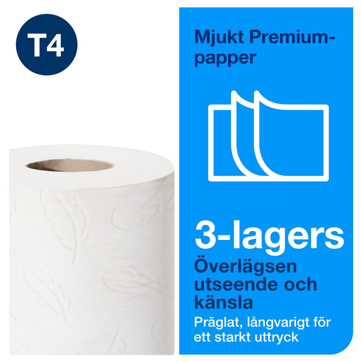 Toapapper Premium mjuk T4 3lager 6pack - Bild 1 av 4