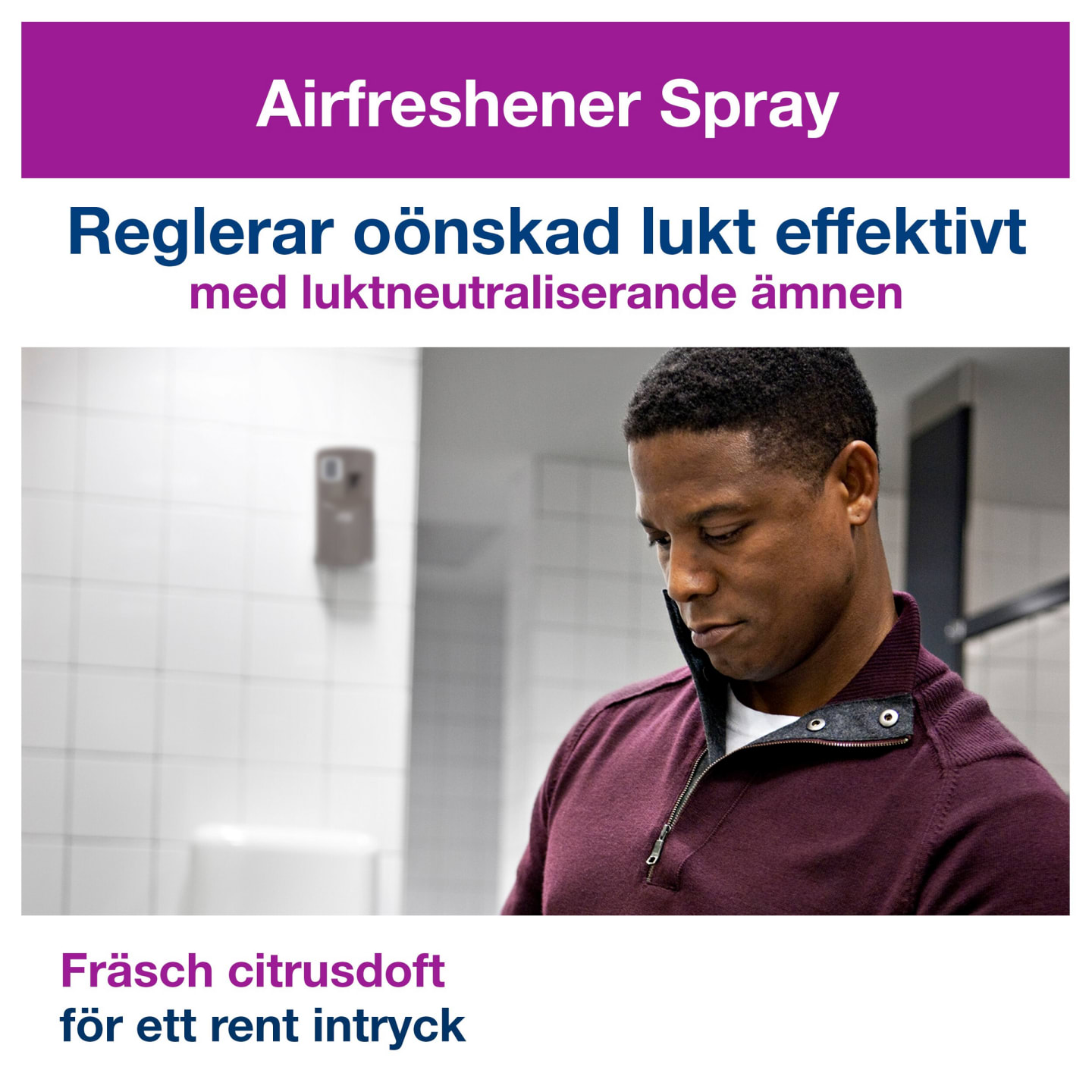 Tork spray citrus luftfräschare 75ml - Bild 1 av 4