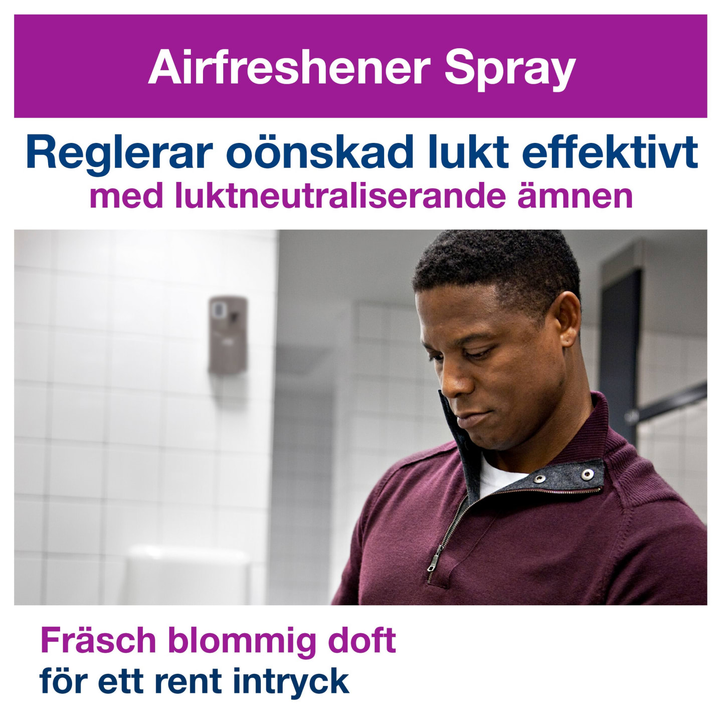 Tork spray blom luftfräschare 75ml - Bild 1 av 4