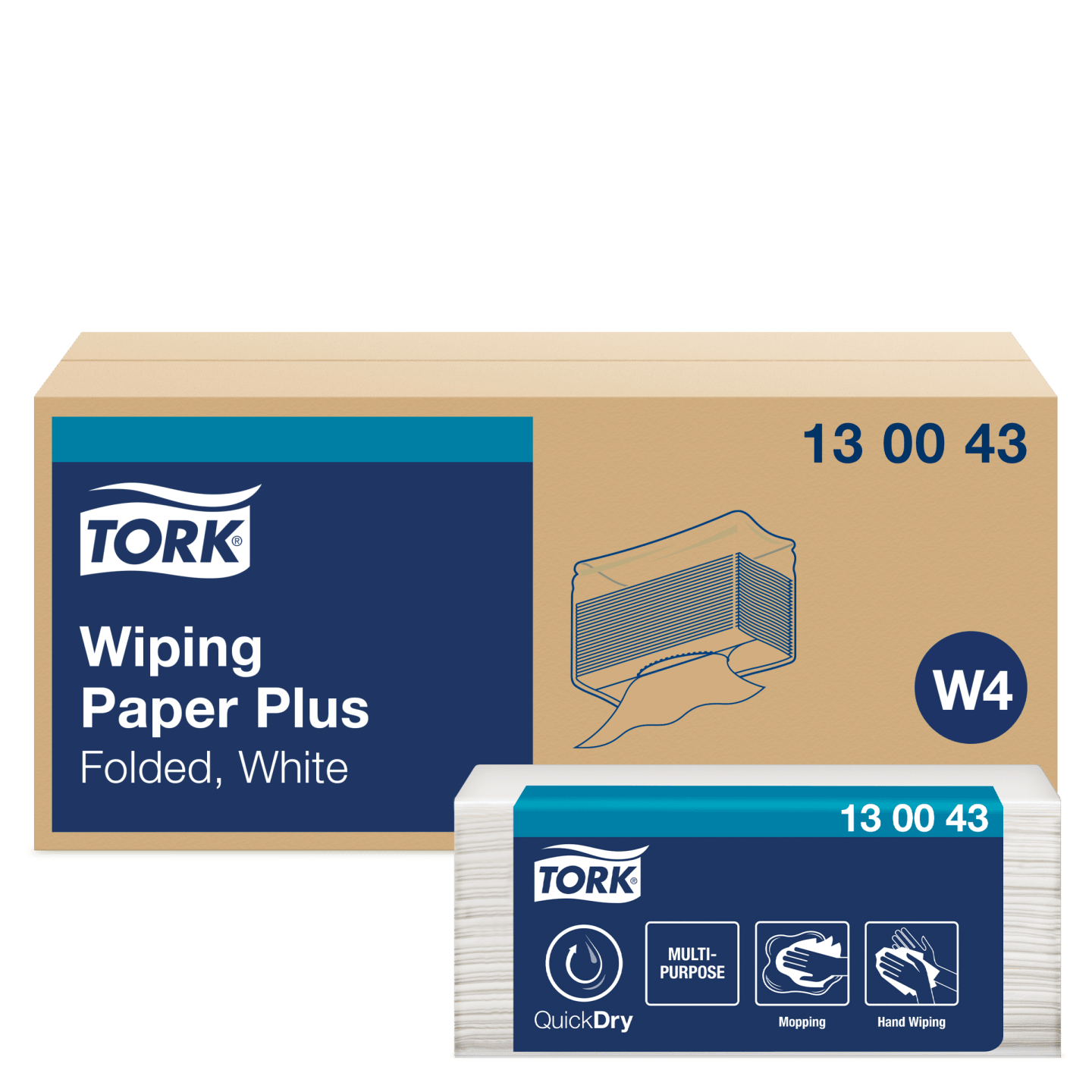 Tork avtork + vit 2lag W4 200st