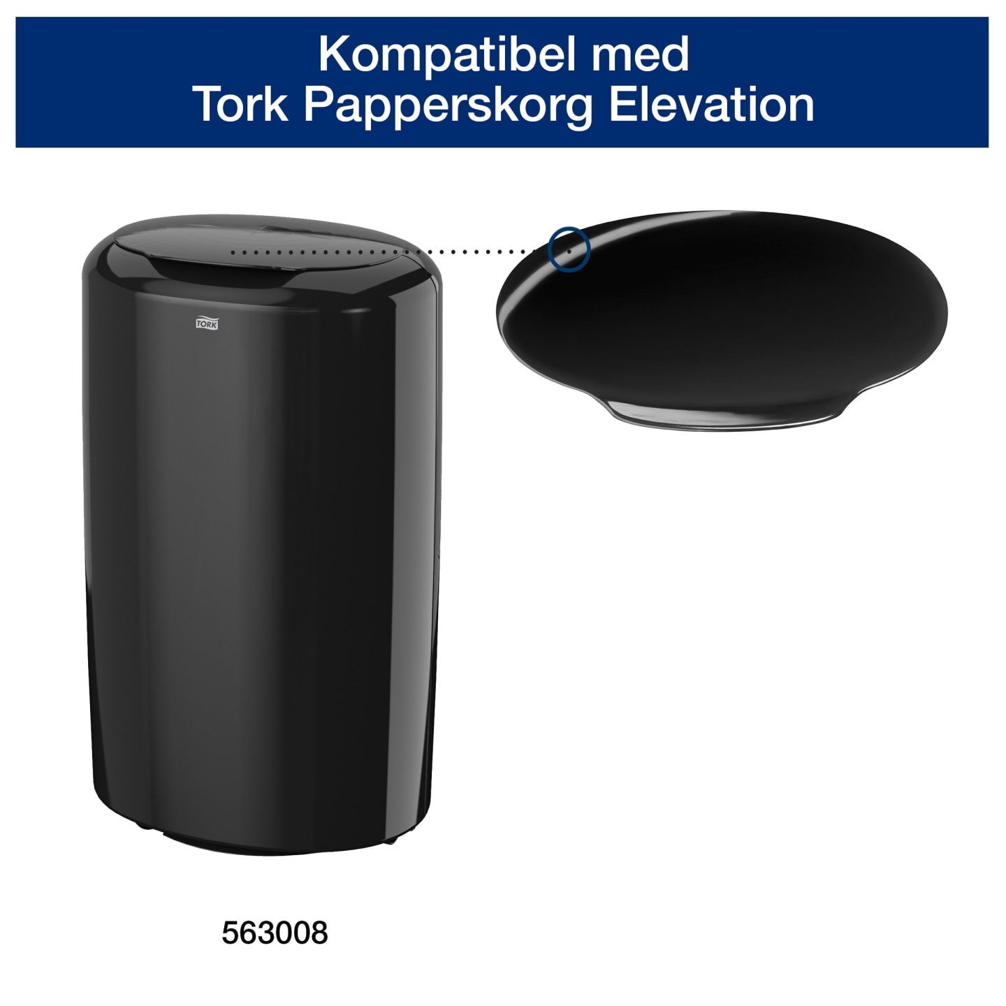Lock till Papperskorg 50 Liter B1 sv 1st - Bild 1 av 4