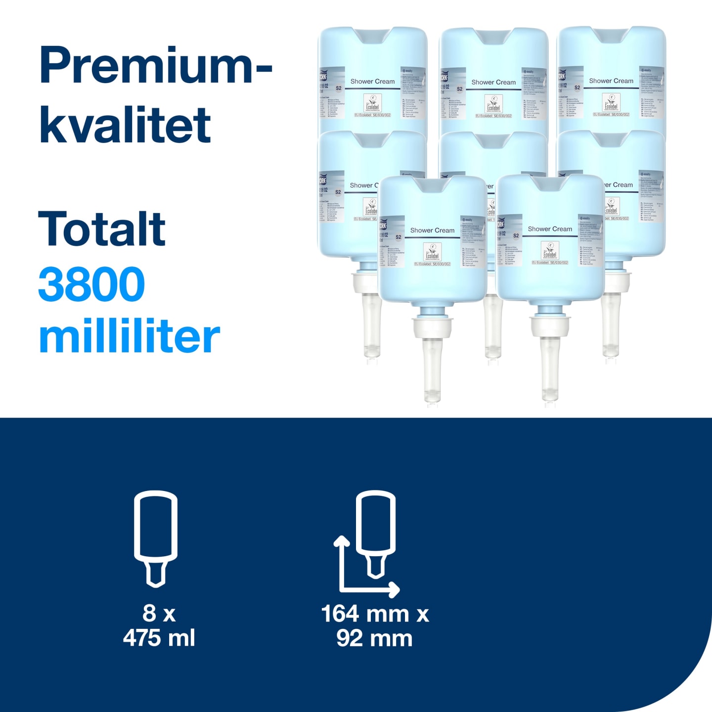 Duschtvål Tork S2 500ml - Bild 1 av 4