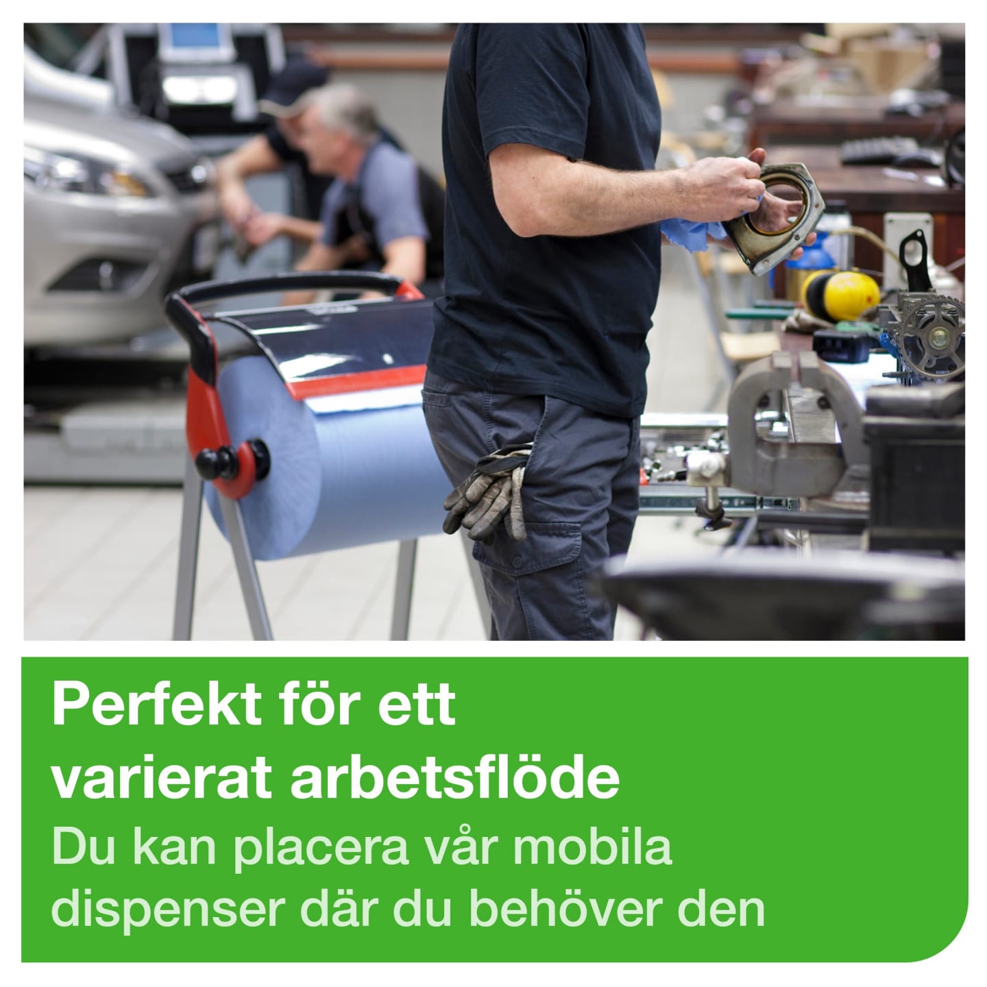 Golvställ W1 röd Tork 1st - Bild 1 av 4
