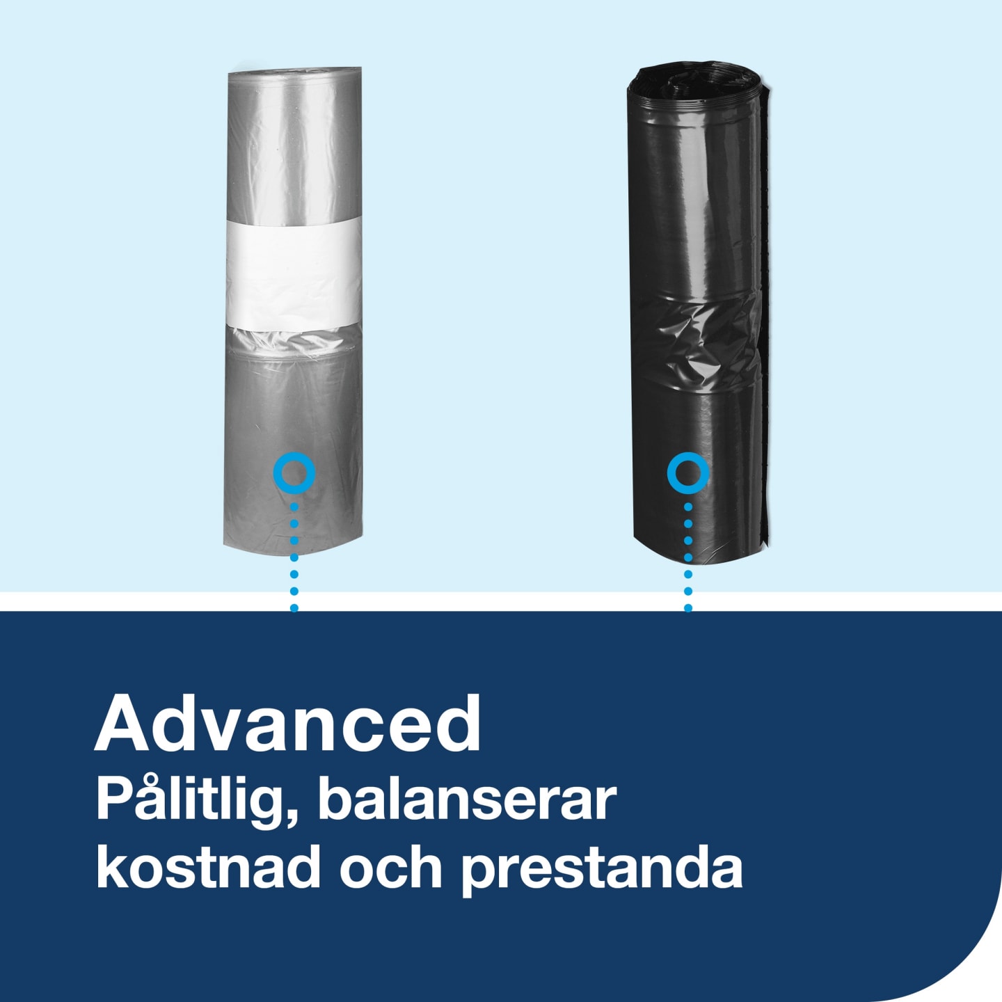 Papperskorg mini B3 5liter vit 1st - Bild 1 av 4
