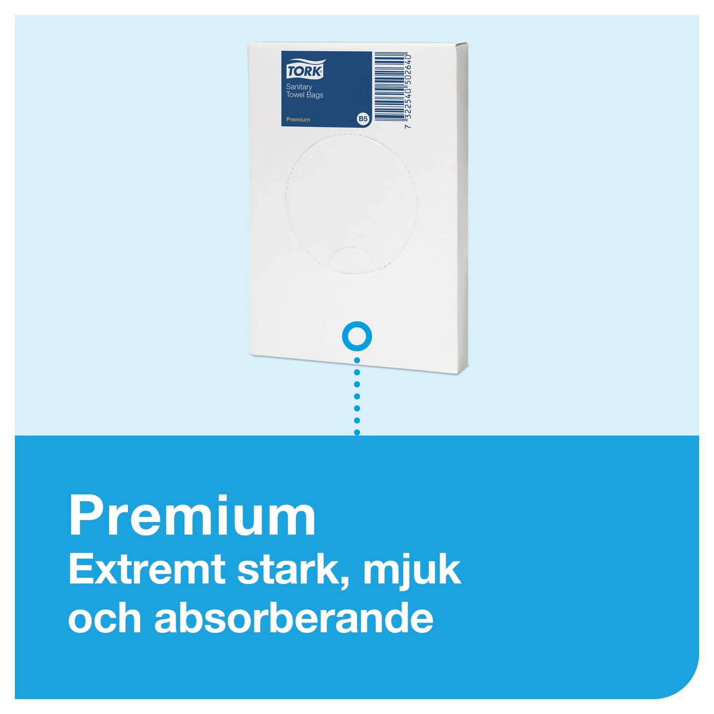 Sanitetshållare vit B5 Tork 1st - Bild 1 av 4