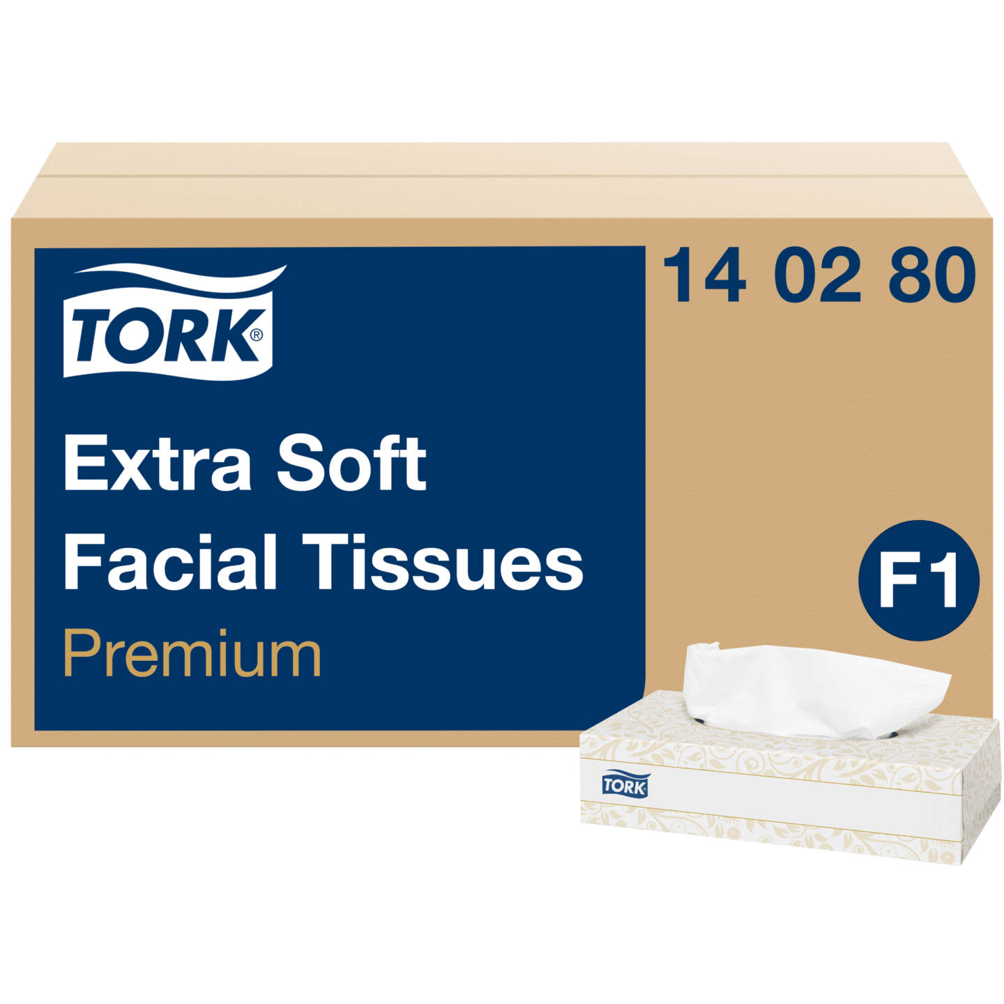 Ansiktsservett extra mjuk F1 vit 100st