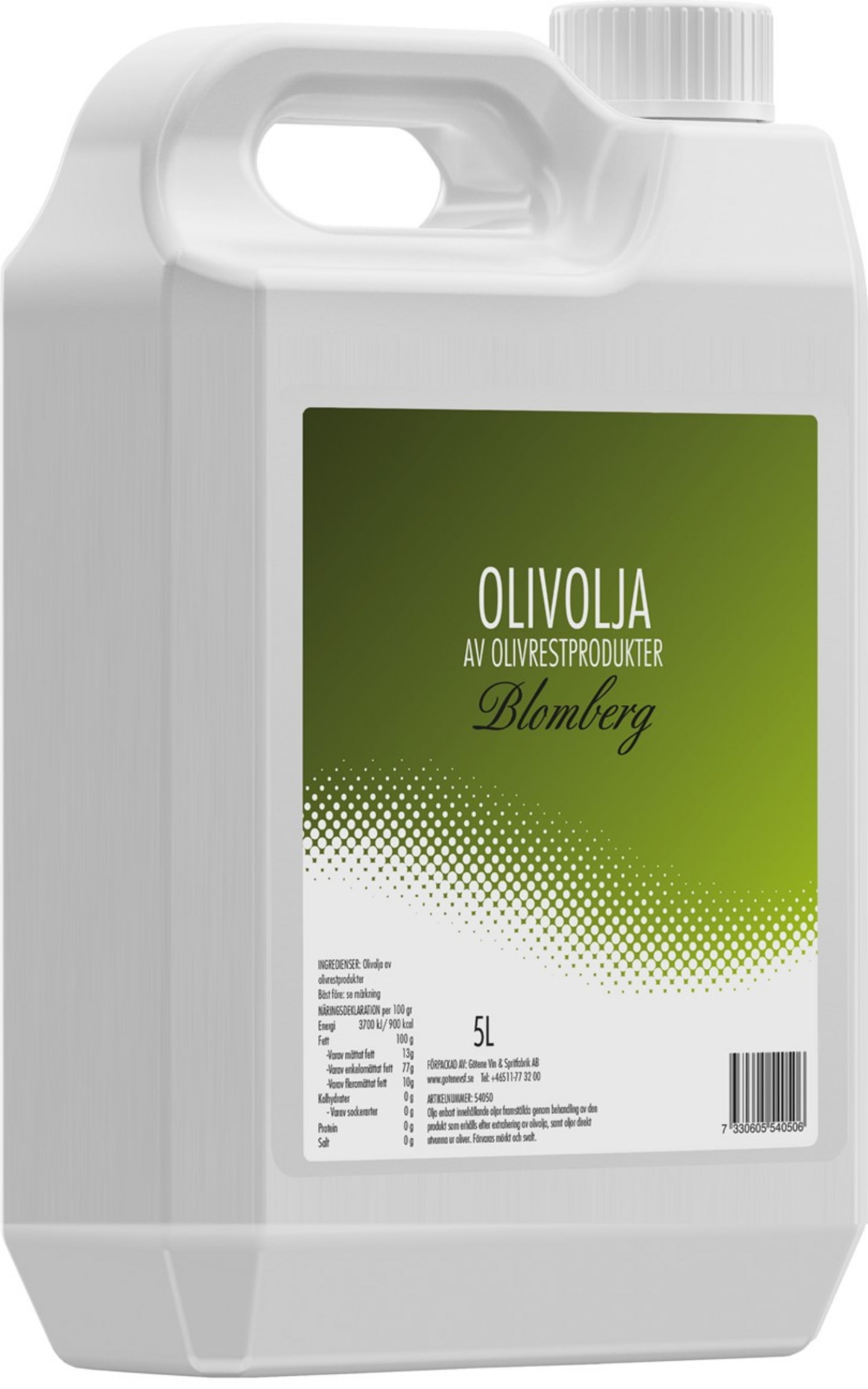 Olivolja av olivrestprodukt 5L