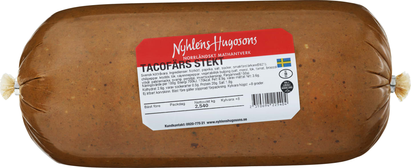 Tacofärs stekt 2,5kg