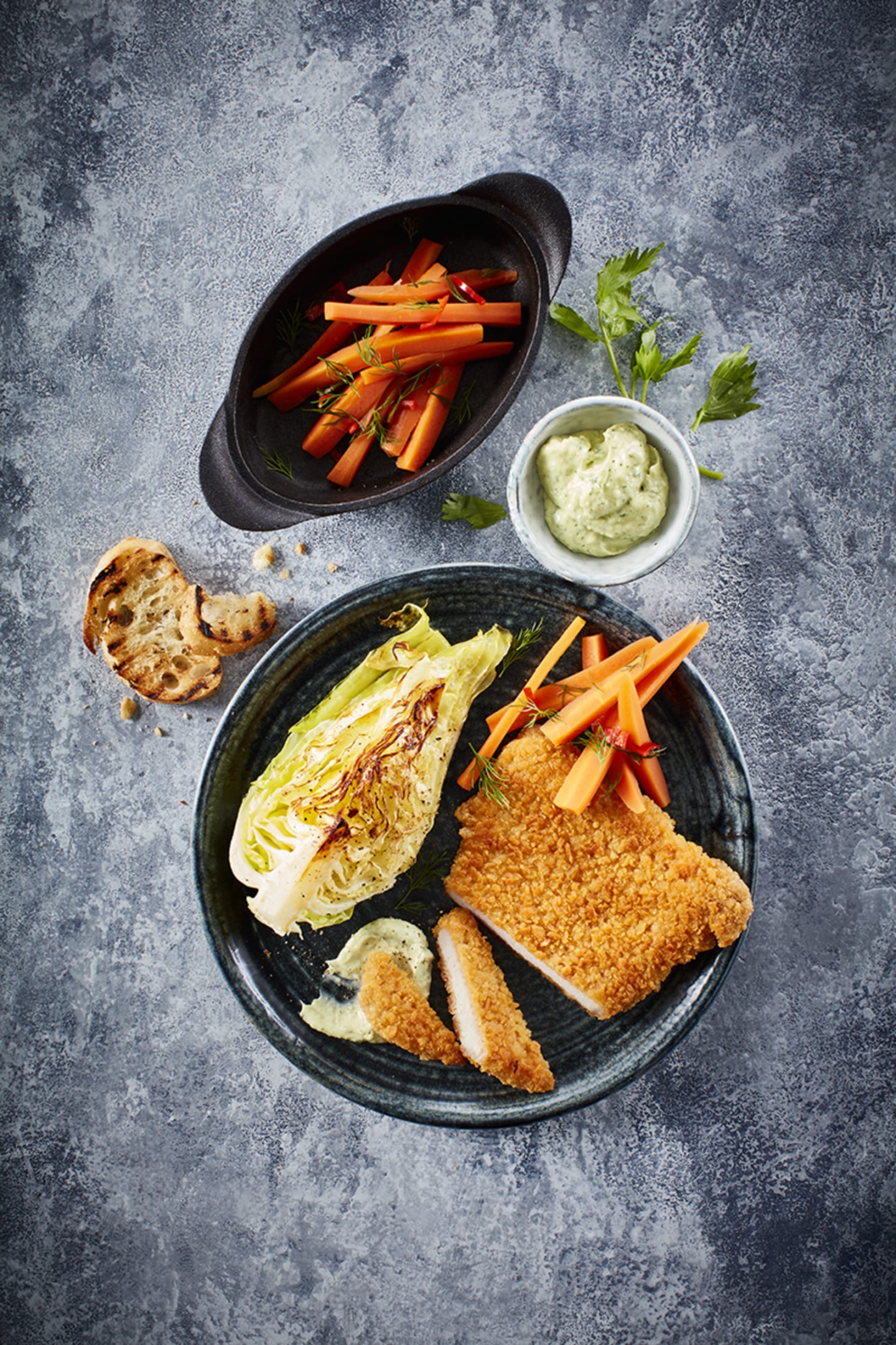 Fläskschnitzel panerad ostekt 200g - Bild 1 av 3