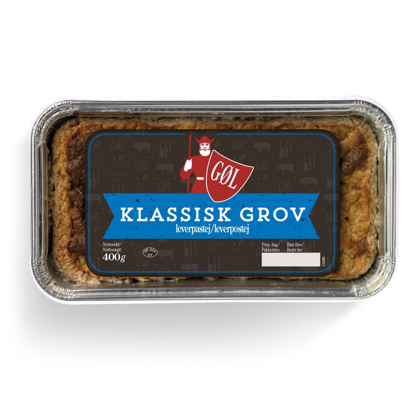 Leverpastej klassisk grov 400g - Bild 1 av 3