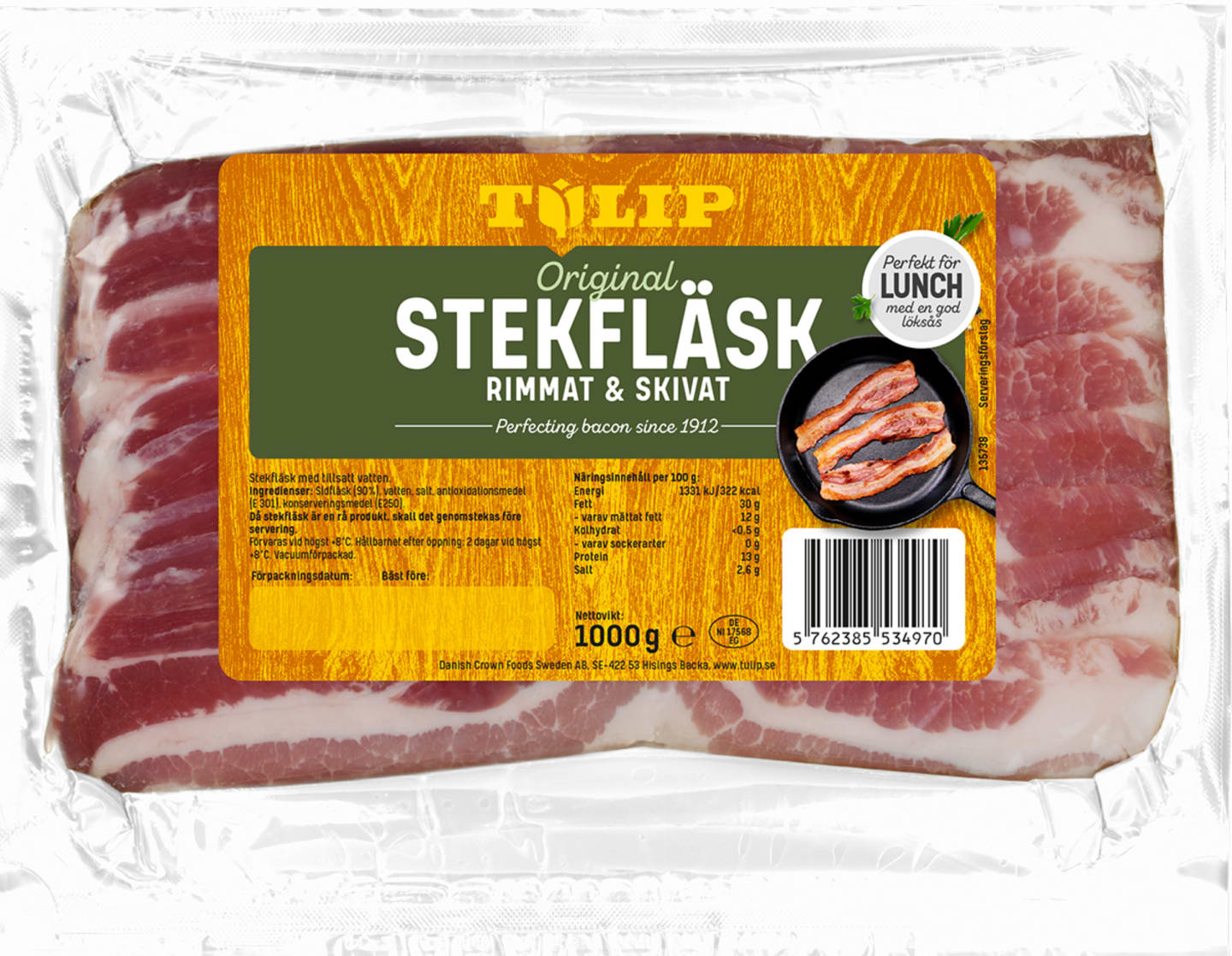 Stekfläsk skivad 1kg - Bild 1 av 3