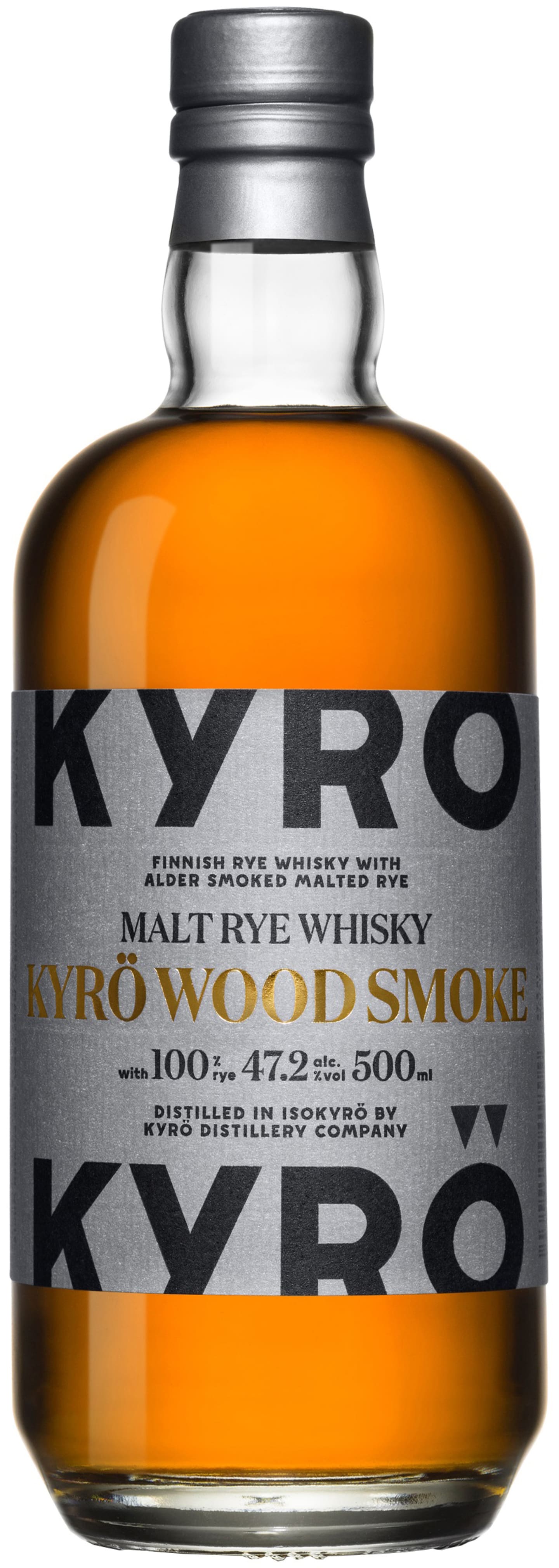 Kyrö Wood Smoke Malt Rye Whisky 50cl