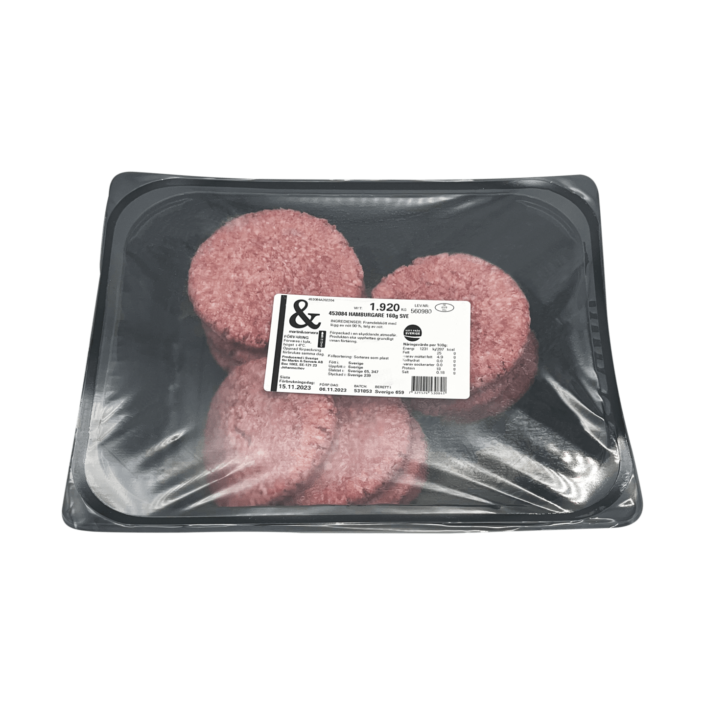 Hamburgare 160g - Bild 1 av 2