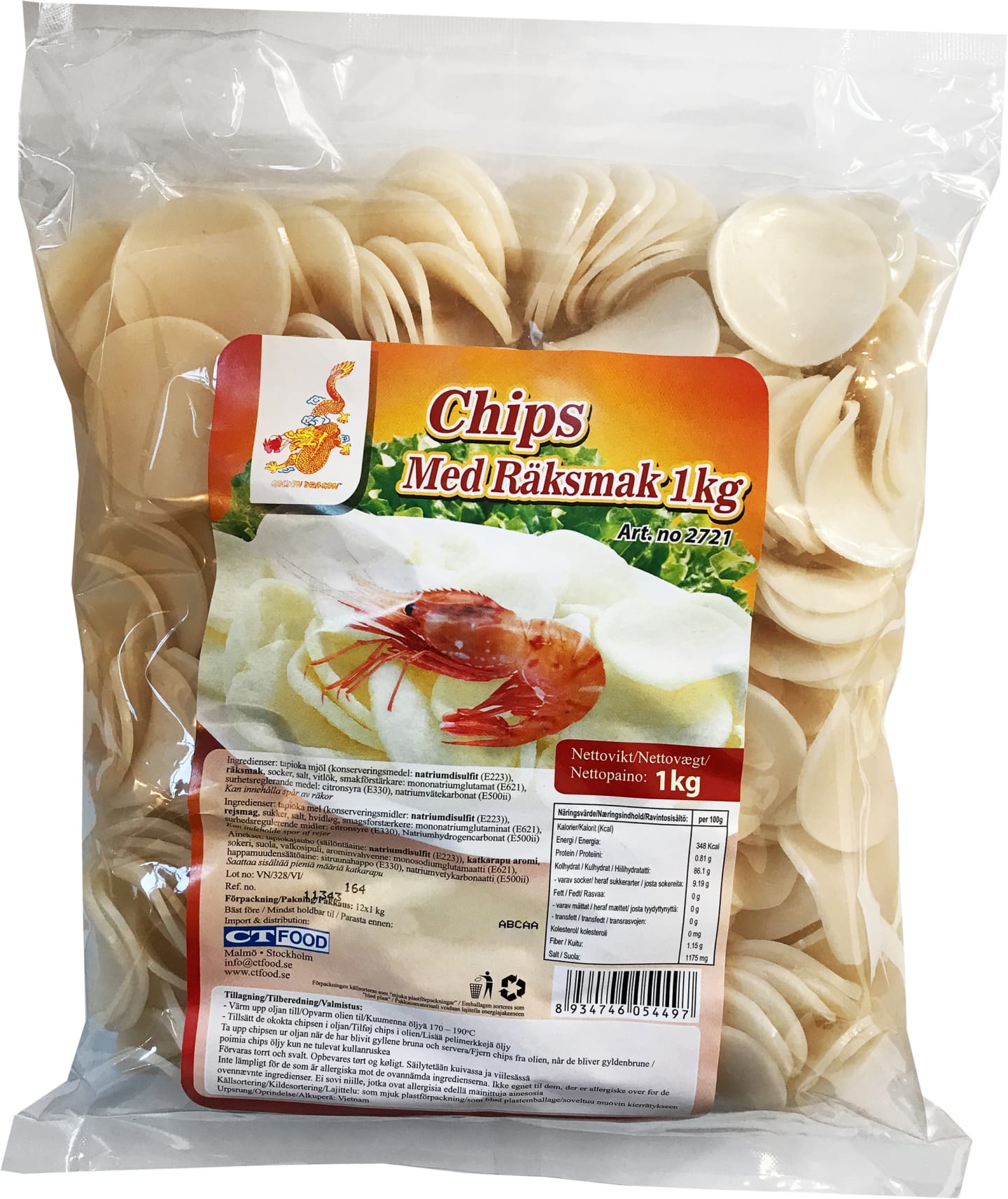 Räkchips 1kg
